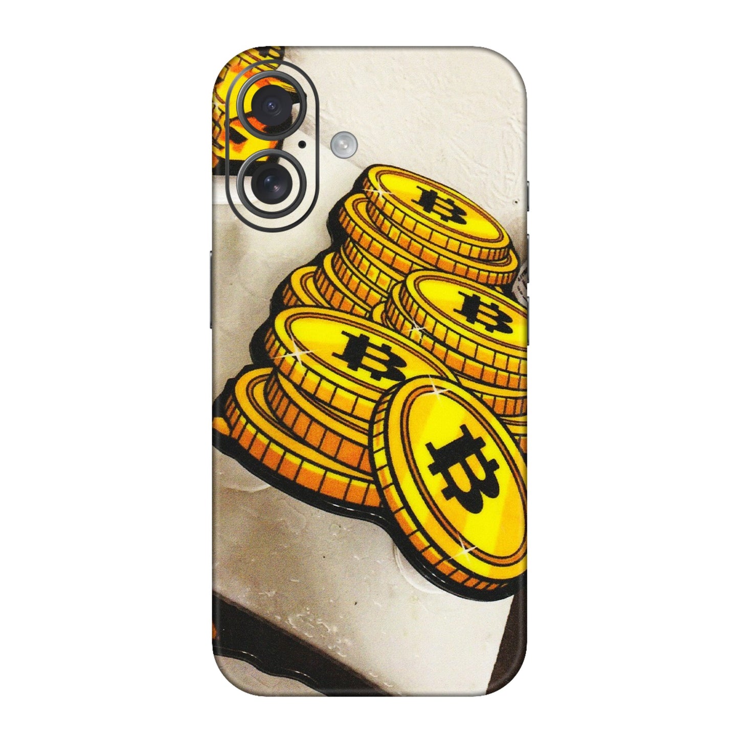 Apple iPhone Skins (All Models) - Billionaire Bitcoin Collection - Matte Finish (M-92) iPhone 16