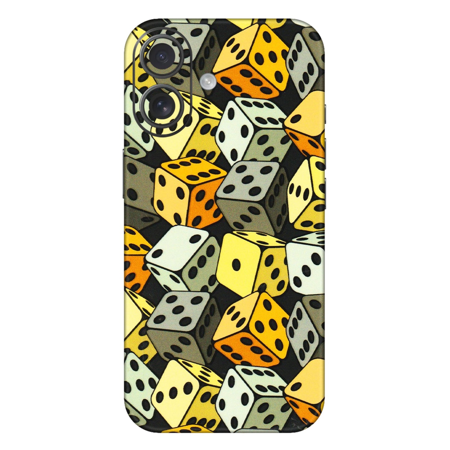 Apple iPhone Skins (All Models) - Dices Of Life - 3D Embossed Finish (L-04) iPhone 16 Plus