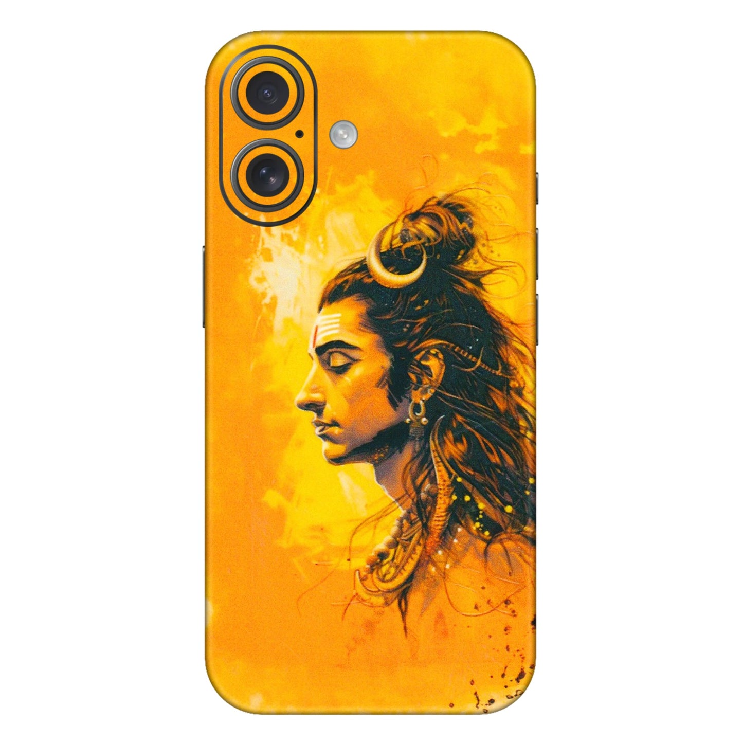 Apple iPhone Skins (All Models) - Shiv Shakti - 3D Embossed Finish (L-14) iPhone 16 Plus