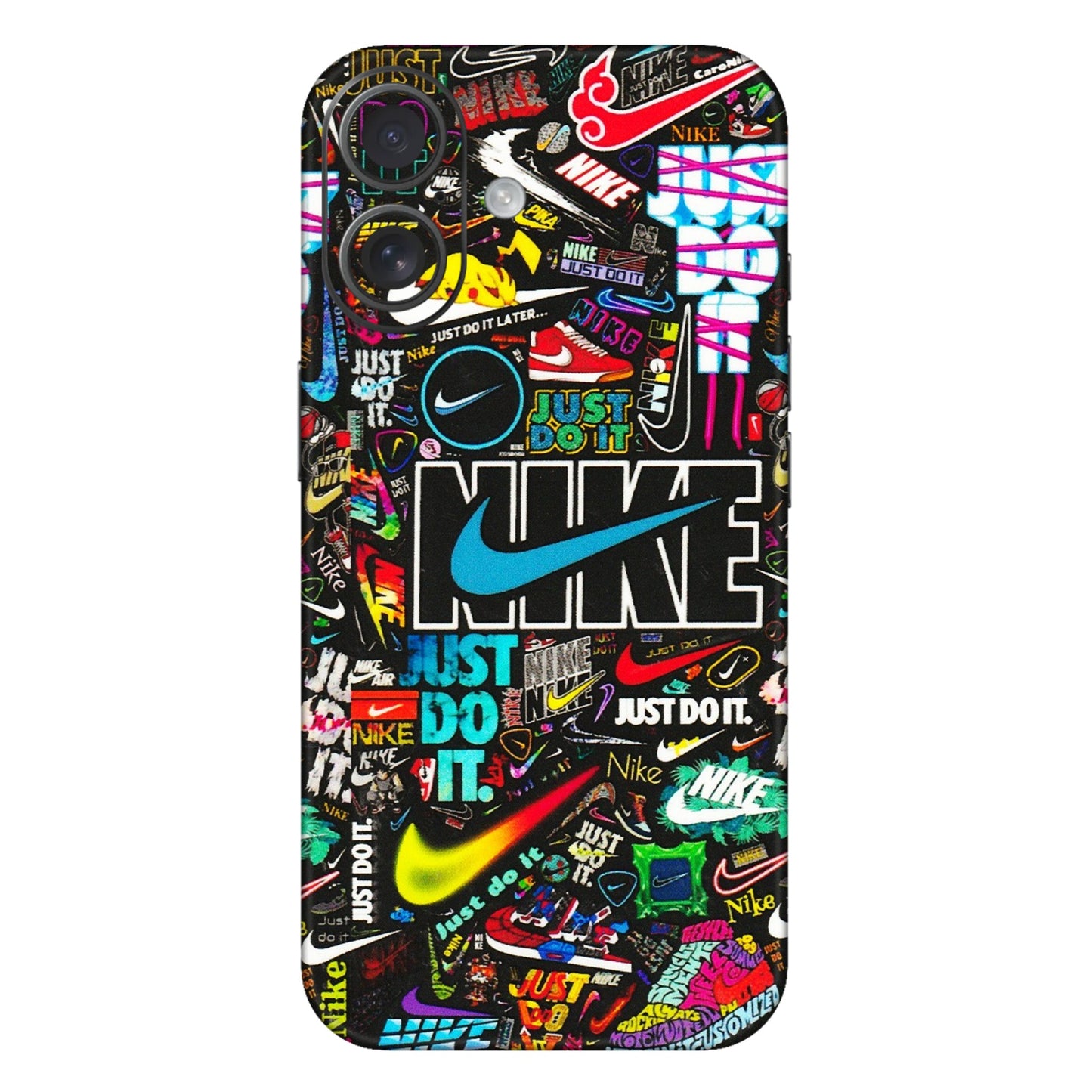 Apple iPhone Skins (All Models) - Just Do It Doodles - 3D Embossed Finish (L-166) iPhone 16 Plus