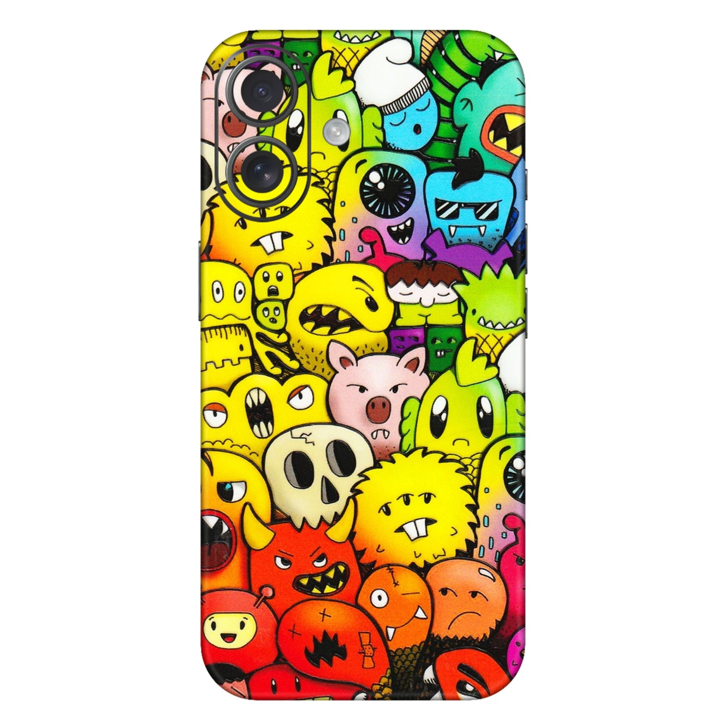 Apple iPhone Skins (All Models) - Angry Funkies - 3D Embossed Finish (L-169) iPhone 16 Plus