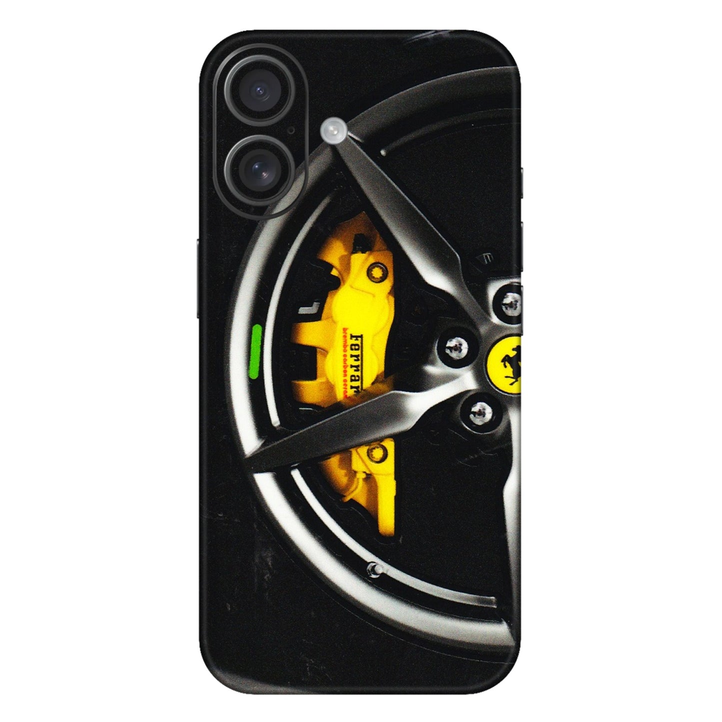 Apple iPhone Skins (All Models) - Ferrari Wheel Alloy - 3D Embossed Finish (L-173) iPhone 16 Plus