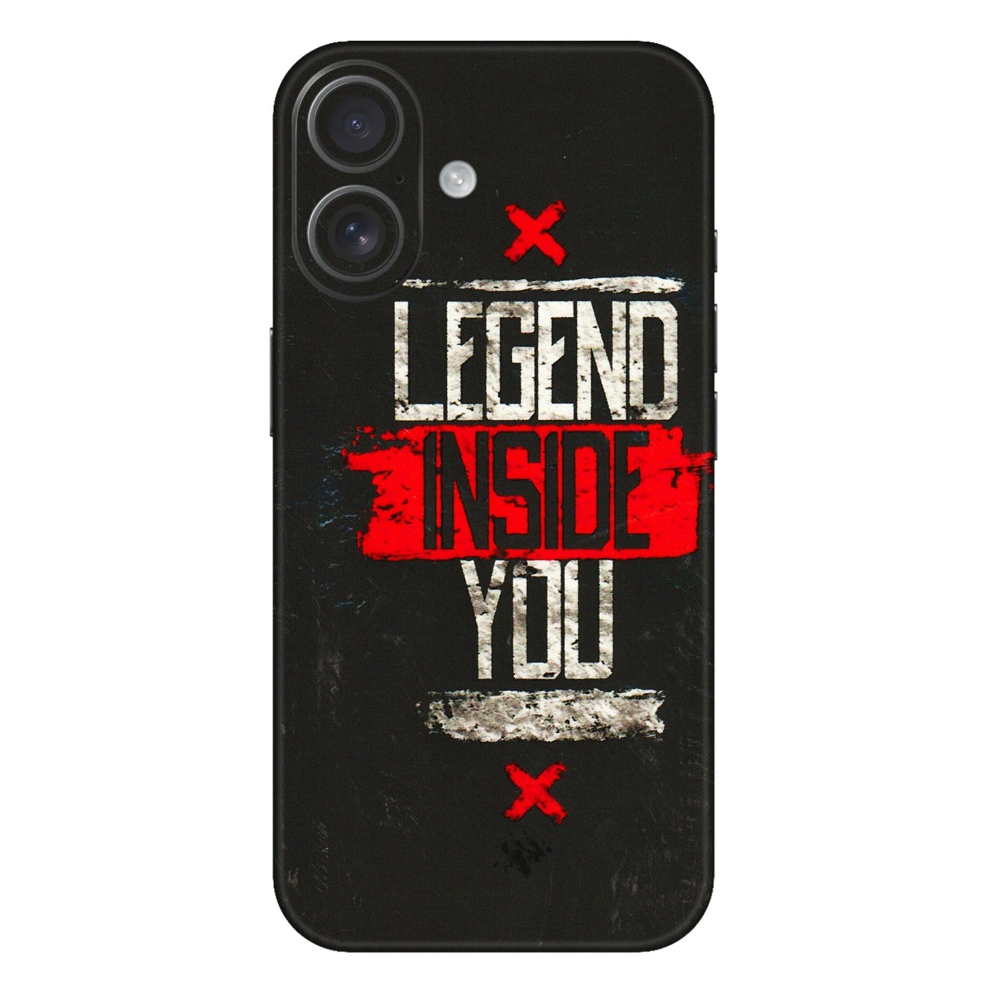Apple iPhone Skins (All Models) - Legend Inside You - 3D Embossed Finish (L-186) iPhone 16 Plus