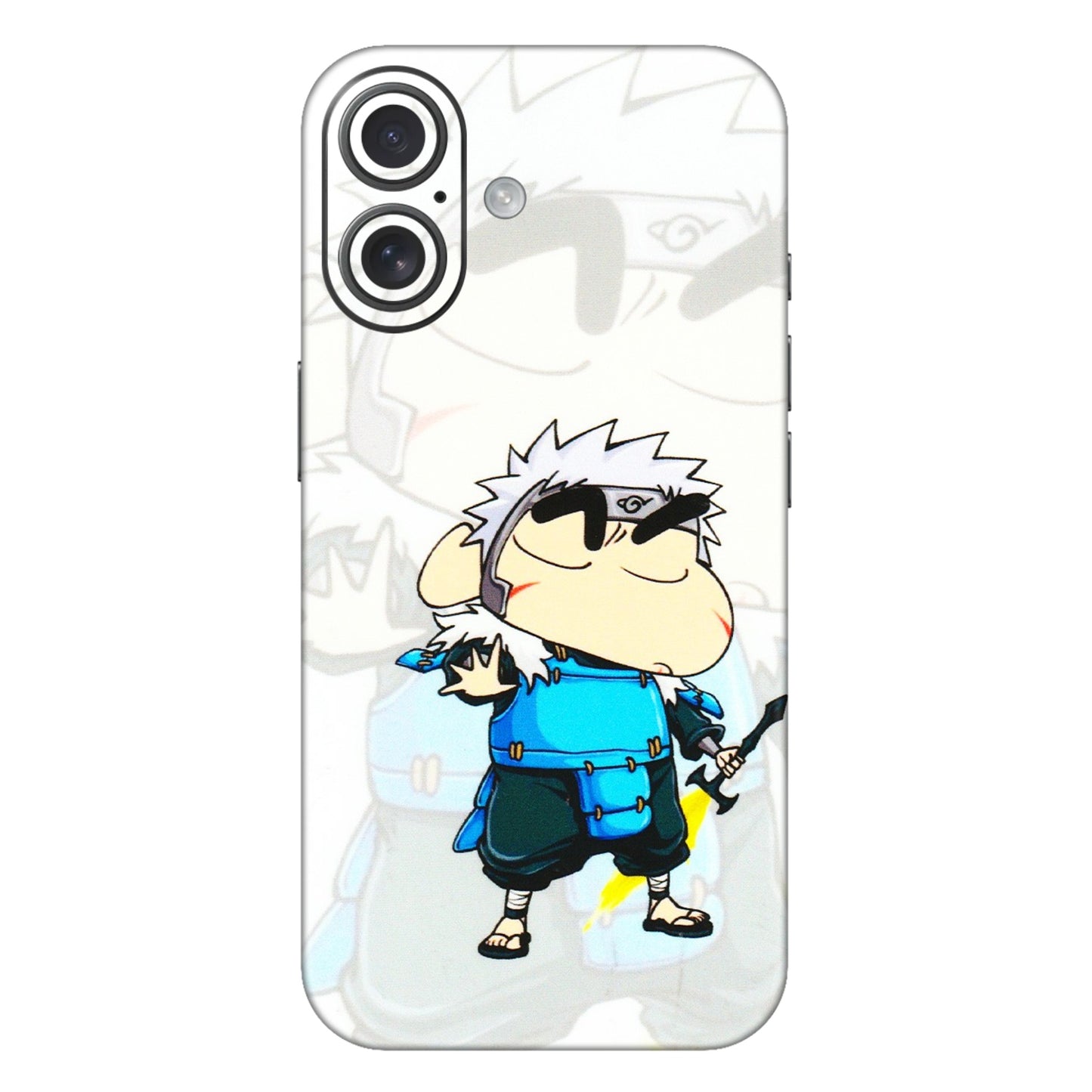 Apple iPhone Skins (All Models) - Angry Young Shinchan - 3D Embossed Finish (L-226) iPhone 16 Plus