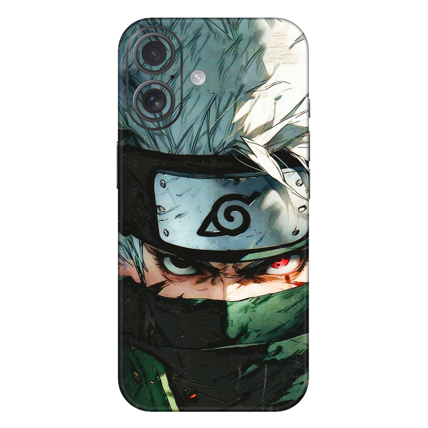 Apple iPhone Skins (All Models) - Kakashi Red Eye Focus - 3D Embossed Finish (L-227) iPhone 16 Plus