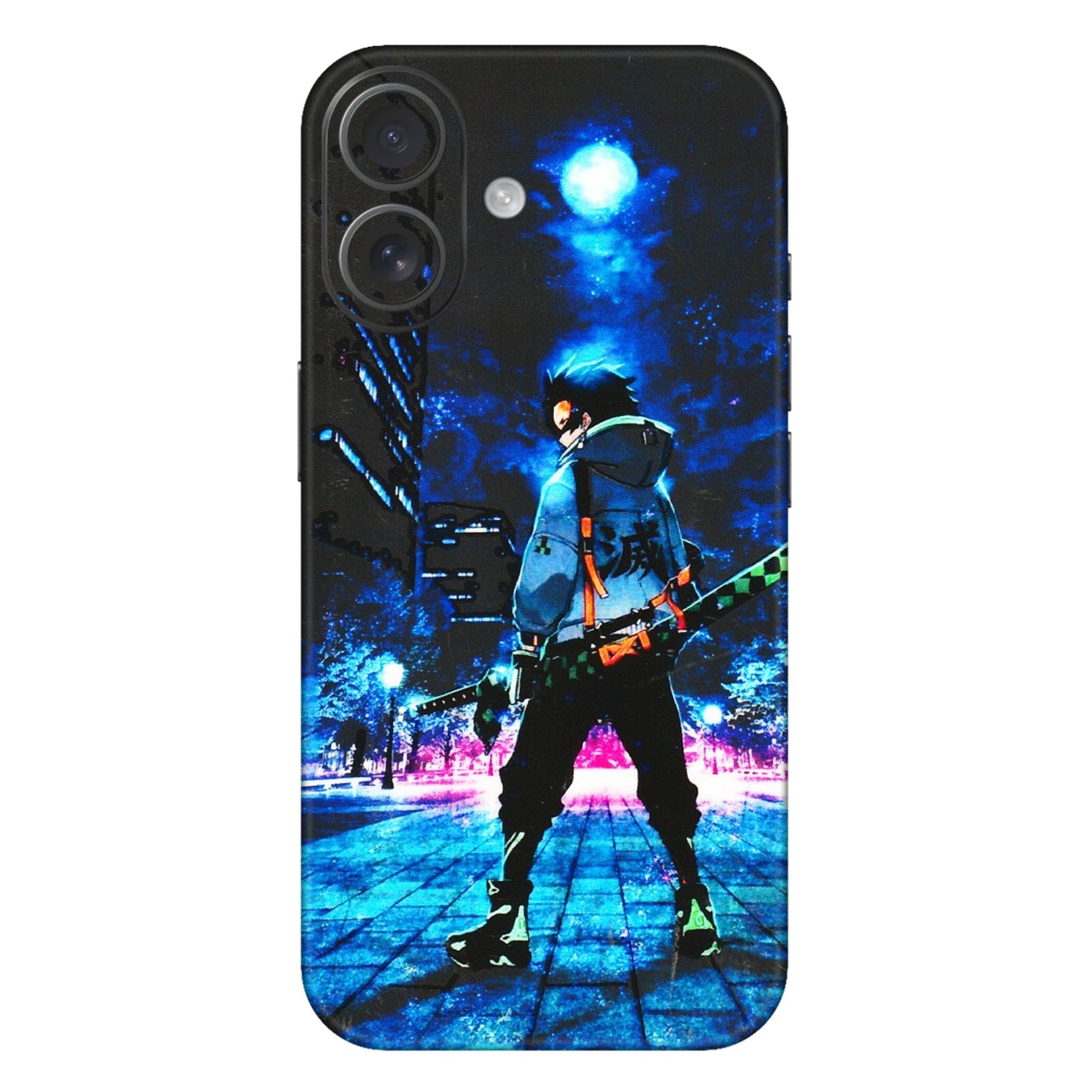 Apple iPhone Skins (All Models) - Demon Slayer Sword - 3D Embossed Finish (L-247) iPhone 16 Plus