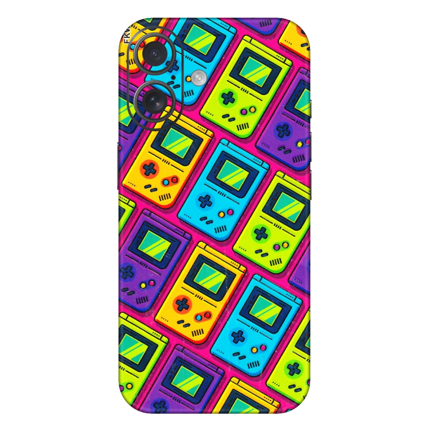 Apple iPhone Skins (All Models) - Gameboy Colourful - 3D Embossed Finish (L-266) iPhone 16 Plus
