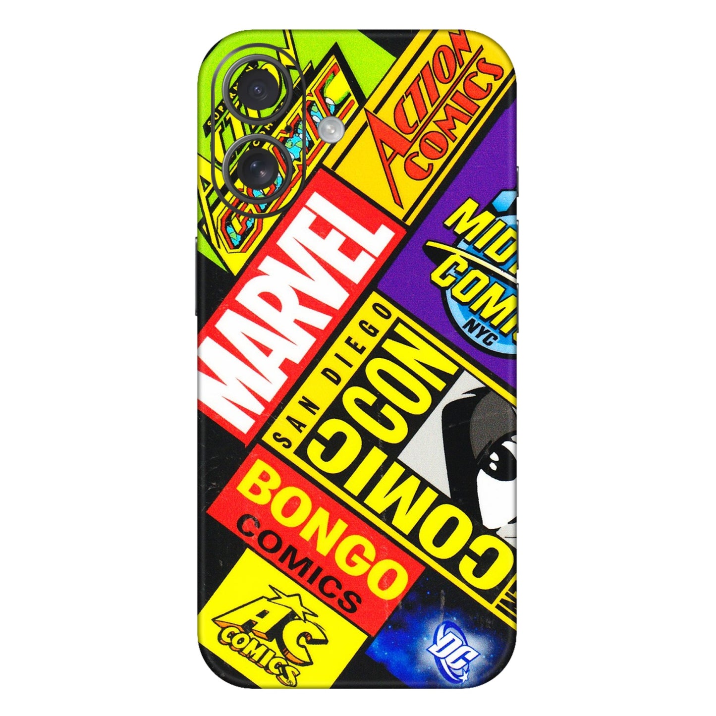 Apple iPhone Skins (All Models) - Bongo Comic Con - 3D Embossed Finish (L-325) iPhone 16 Plus