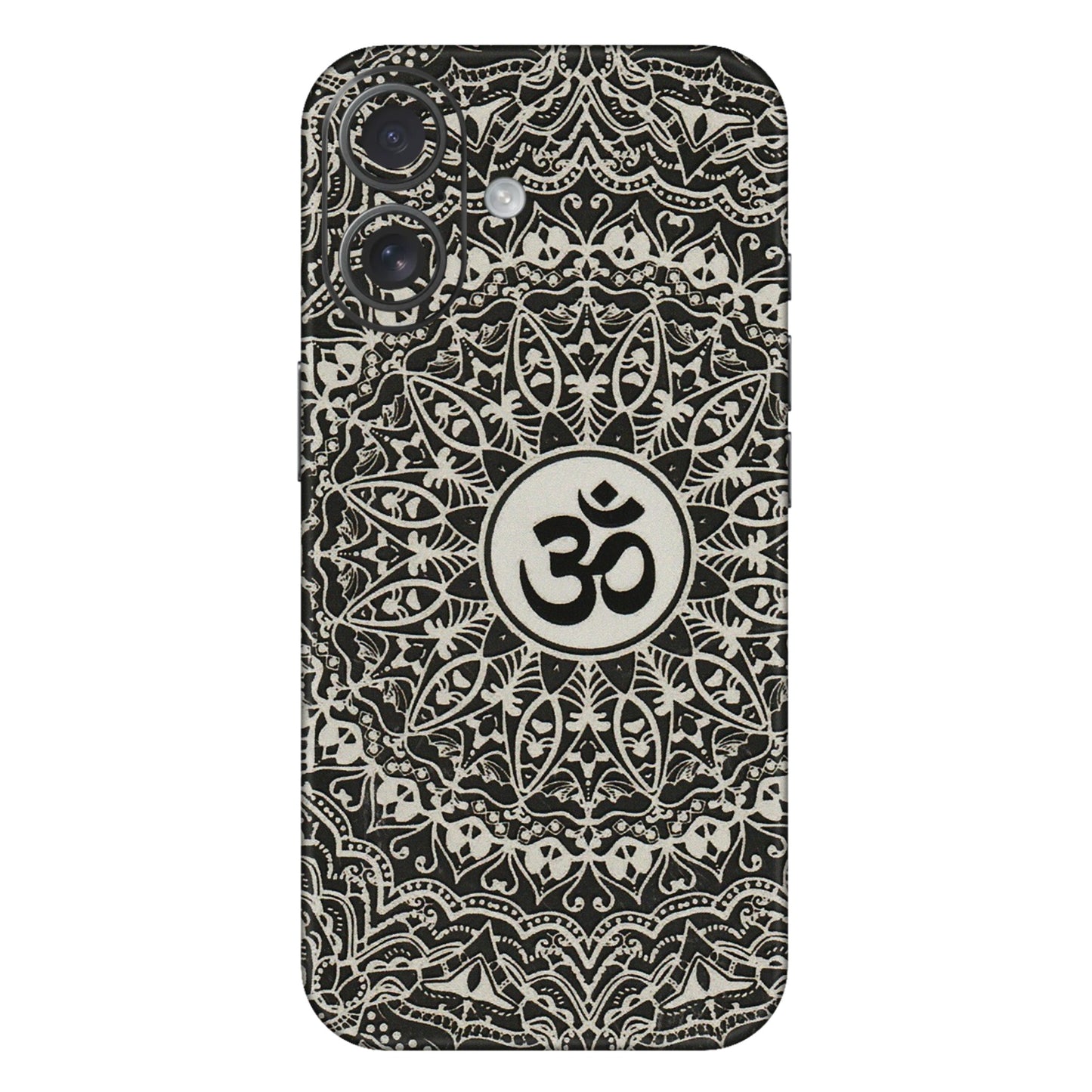 Apple iPhone Skins (All Models) - Aum Elegant Mandala - 3D Embossed Finish (L-62) iPhone 16 Plus