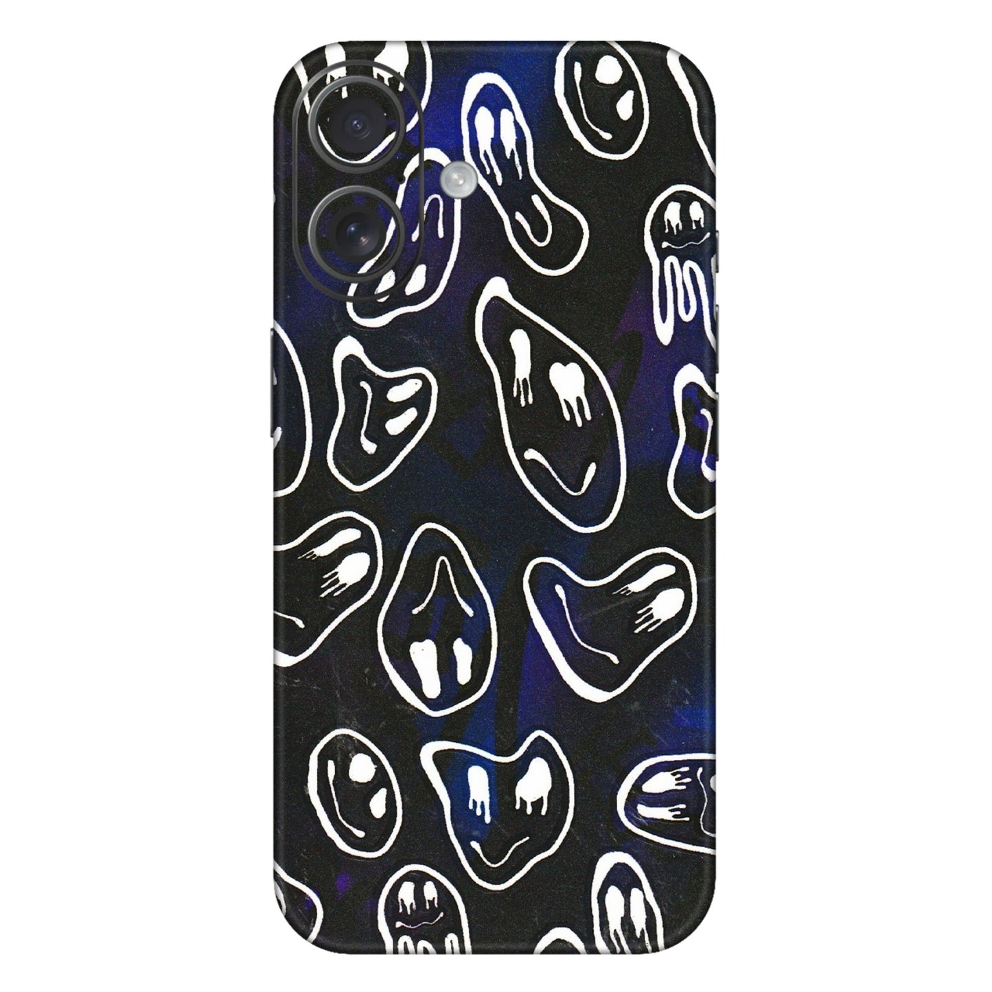 Apple iPhone Skins (All Models) - Distorted Smileys - 3D Embossed Finish (L-92) iPhone 16 Plus