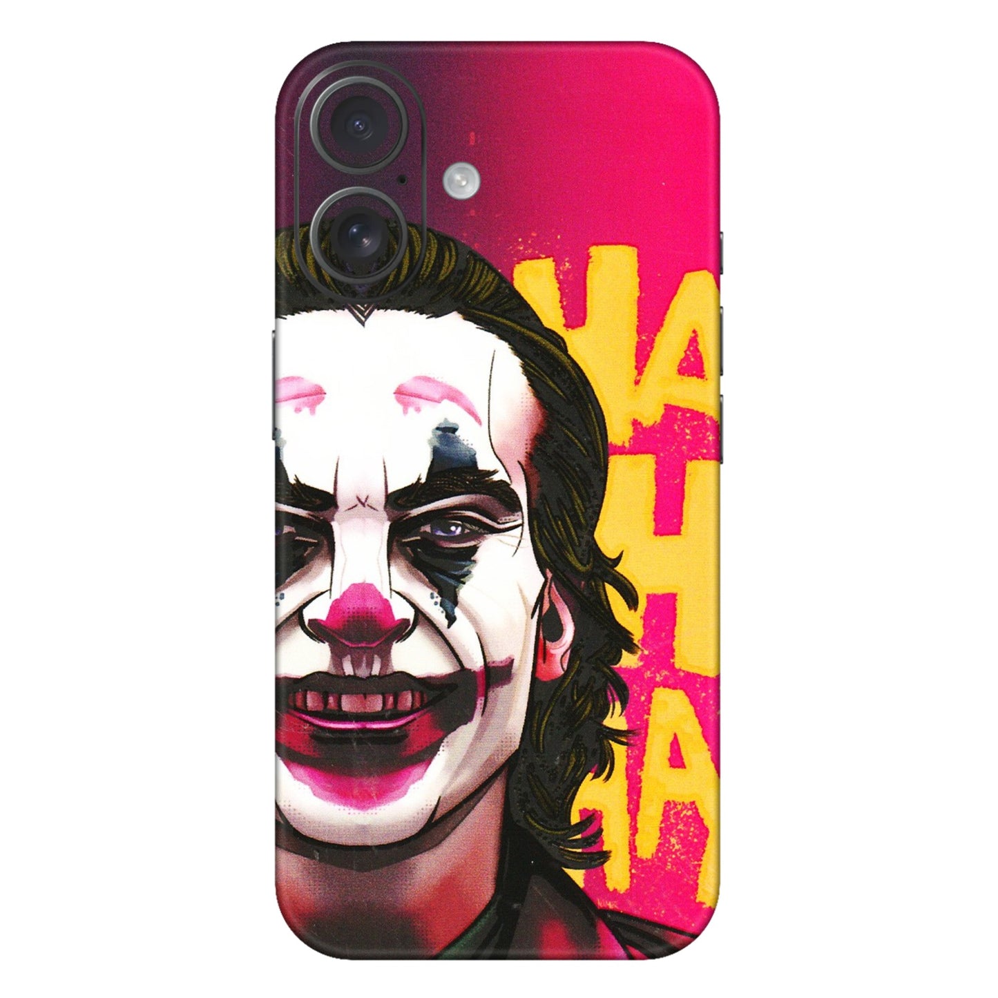 Apple iPhone Skins (All Models) - Joker Evil Laugh - 3D Embossed Finish (L-97) iPhone 16 Plus