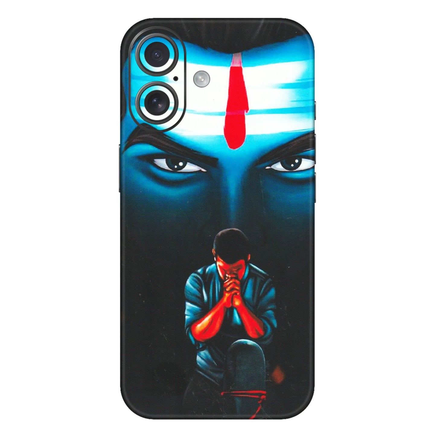 Apple iPhone Skins (All Models) - Mahakal Bhakt - Matte Finish (M-112) iPhone 16 Plus