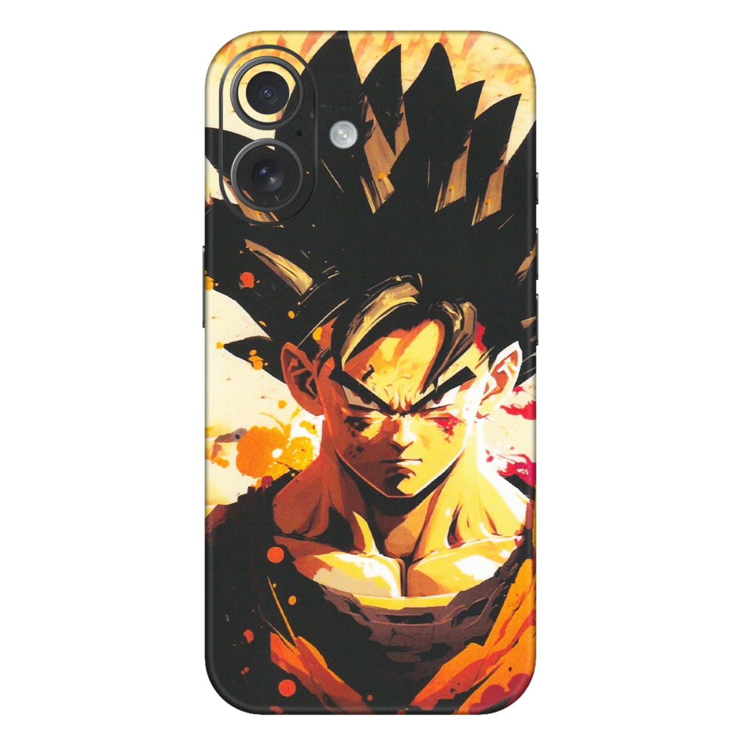 Apple iPhone Skins (All Models) - Angry Goku - Matte Finish (M-12) iPhone 16 Plus
