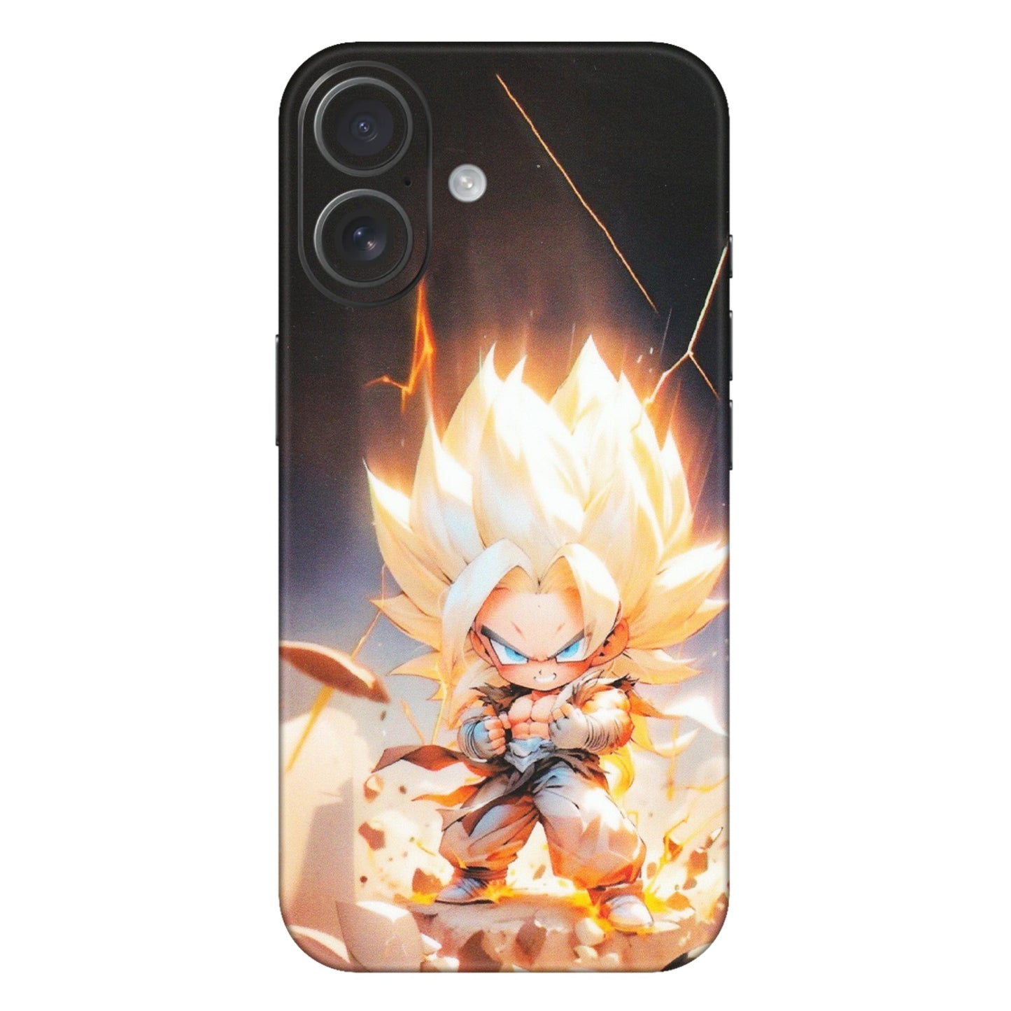 Apple iPhone Skins (All Models) - Goku Dragon Cute Anime - Matte Finish (M-131) iPhone 16 Plus