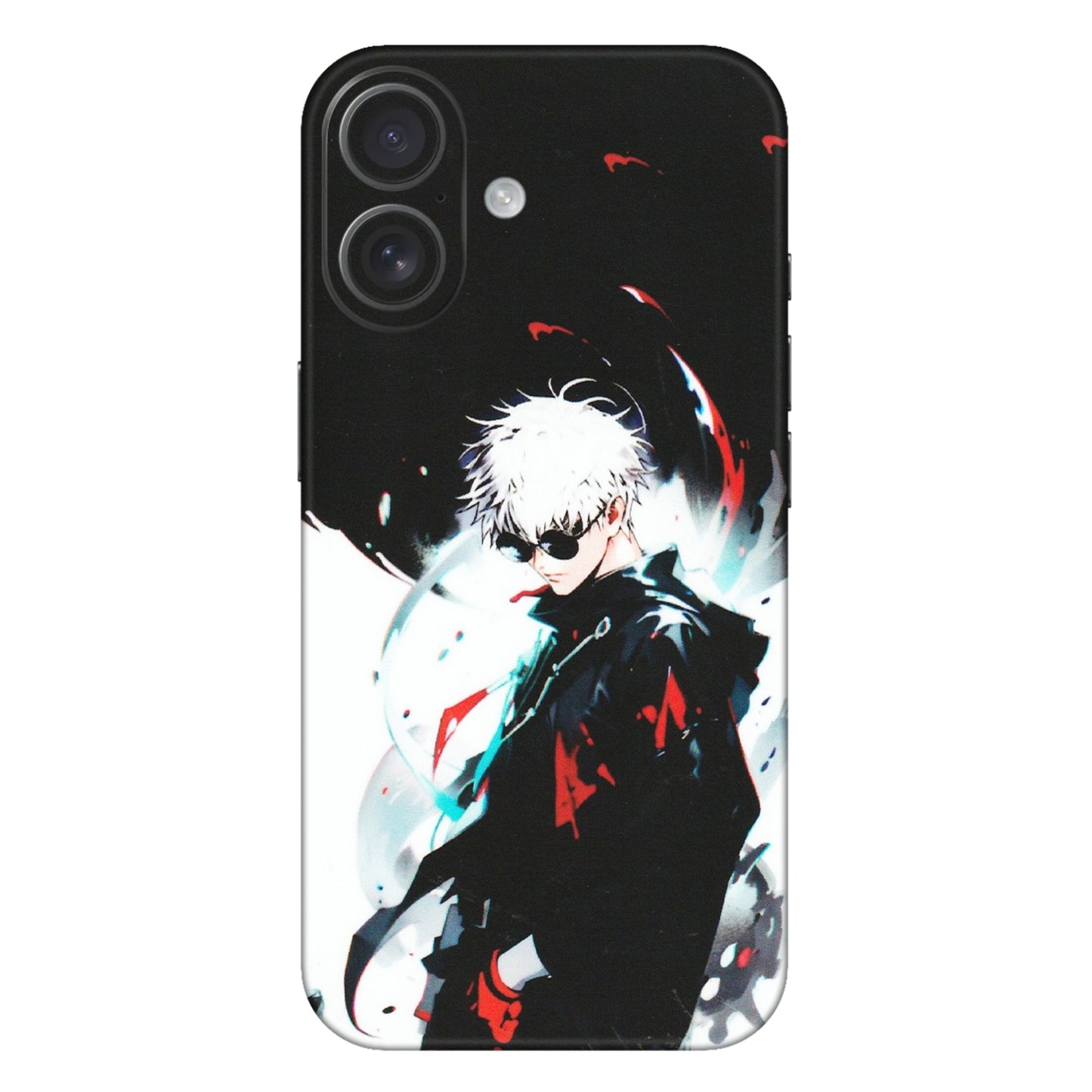 Apple iPhone Skins (All Models) - Gojo Powerful Charater Kaisen Anime - Matte Finish (M-144) iPhone 16 Plus