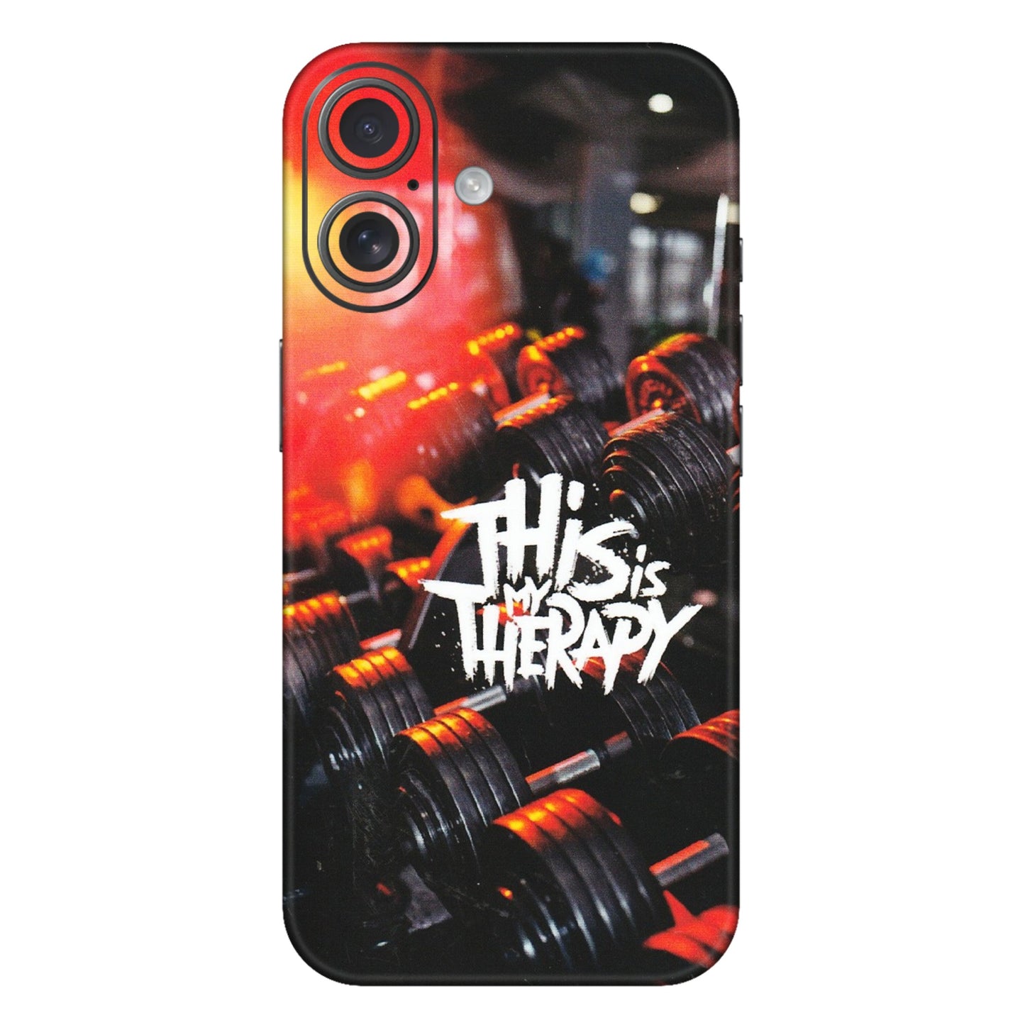 Apple iPhone Skins (All Models) - GYM Lover Therapy - Matte Finish (M-160) iPhone 16 Plus