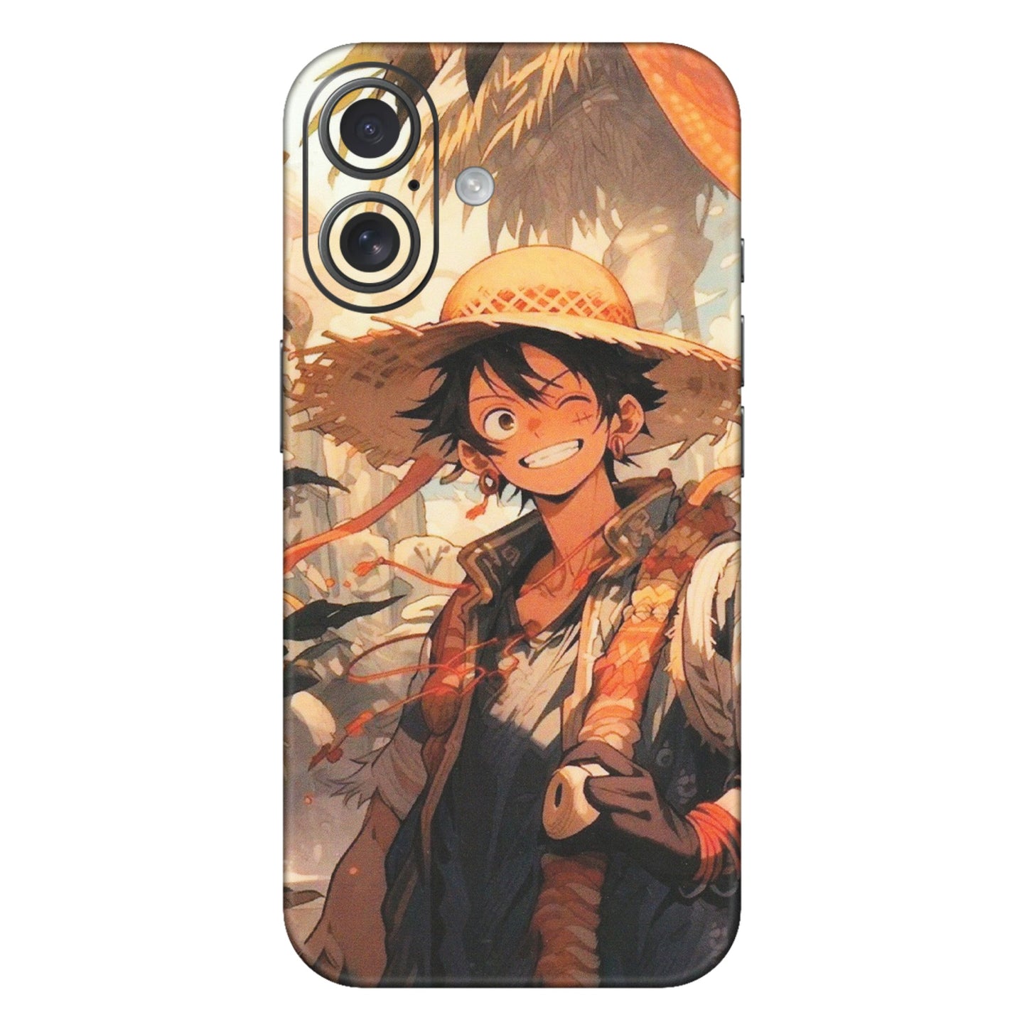 Apple iPhone Skins (All Models) - Anime Character Smile - Matte Finish (M-33) iPhone 16 Plus