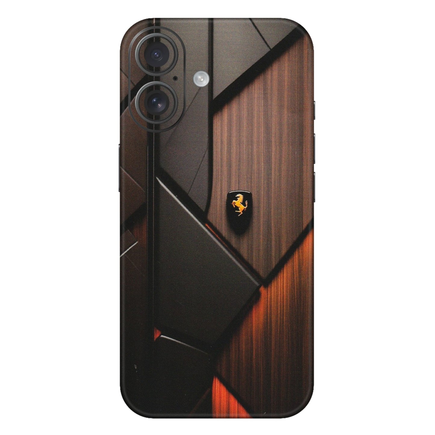 Apple iPhone Skins (All Models) - Lambo Beauty Wood Pattern Sober - Matte Finish (M-51) iPhone 16 Plus