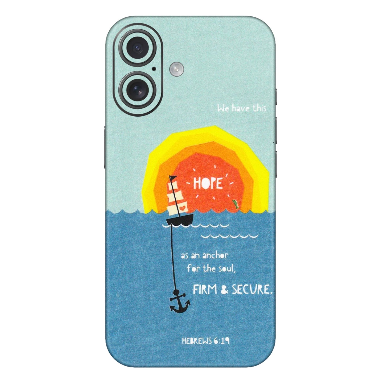 Apple iPhone Skins (All Models) - A Beautiful Sunset of Hope - Matte Finish (M-75) iPhone 16 Plus