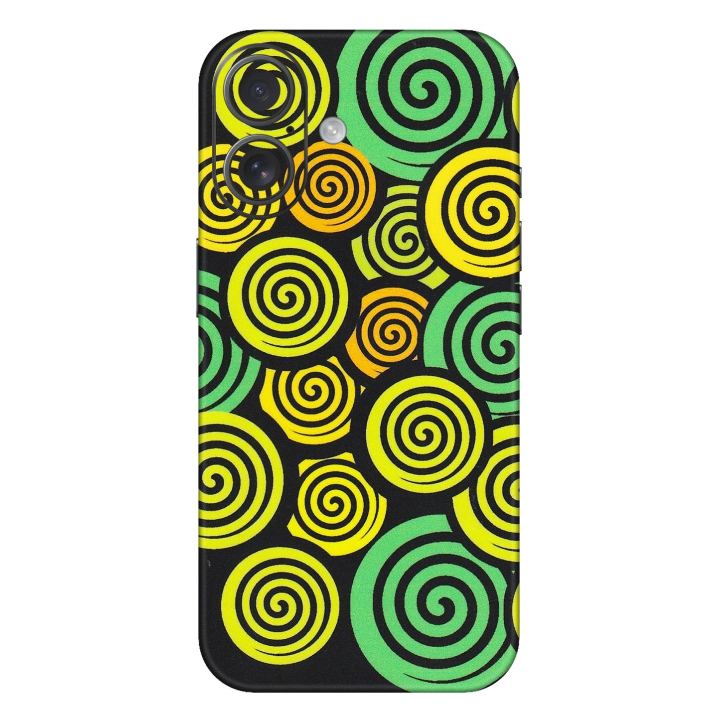 Apple iPhone Skins (All Models) - Crazy Spiral - Matte Finish (M-91) iPhone 16 Plus