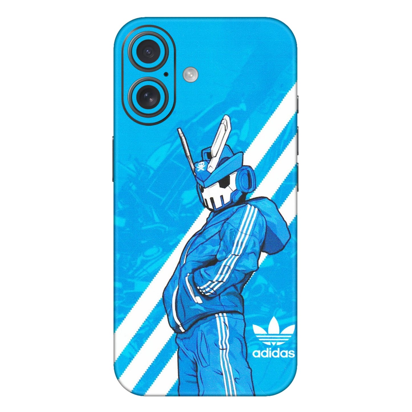 Apple iPhone Skins (All Models) - Battle of Adidas - Matte Finish (M-98) iPhone 16 Plus