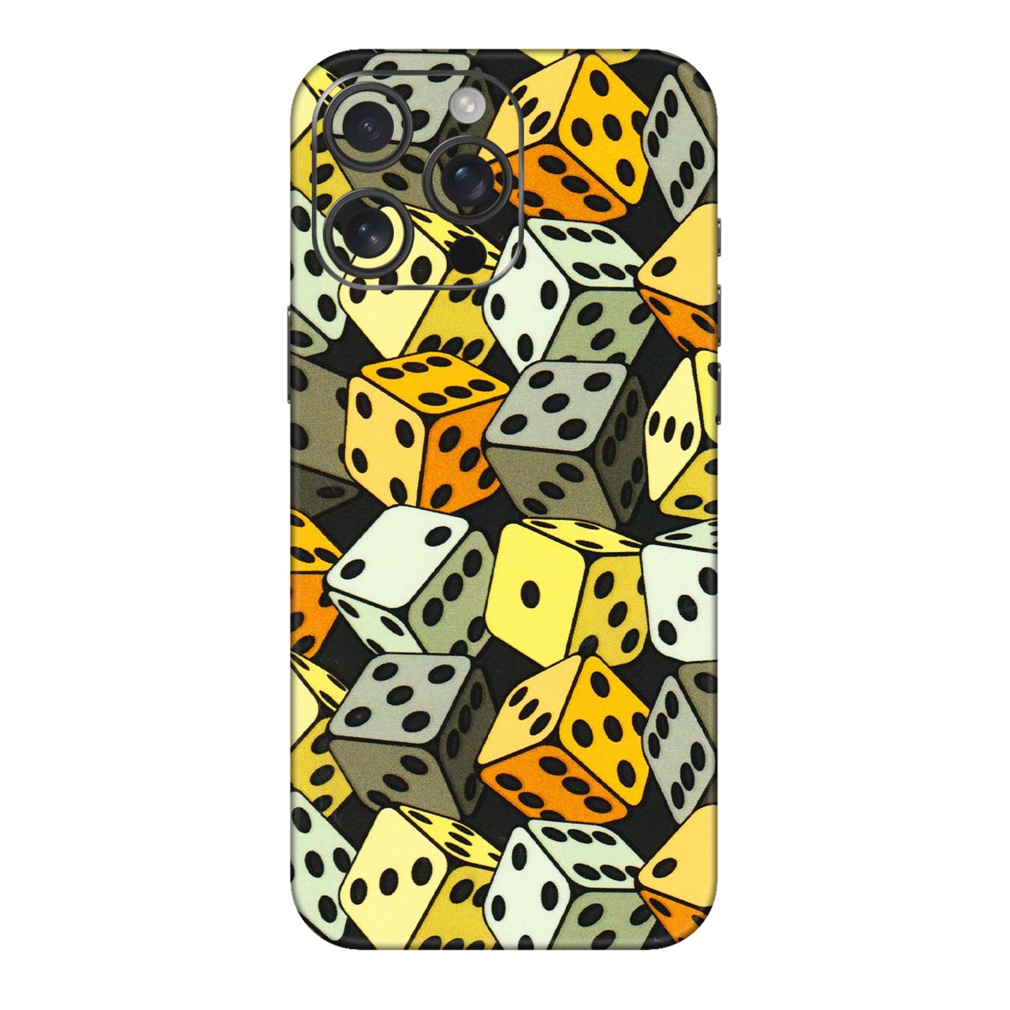 Apple iPhone Skins (All Models) - Dices Of Life - 3D Embossed Finish (L-04) iPhone 16 pro