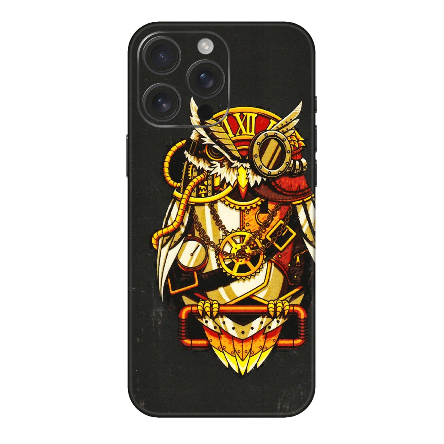 Apple iPhone Skins (All Models) - Classy Smart Owl - 3D Embossed Finish (L-144) iPhone 16 pro