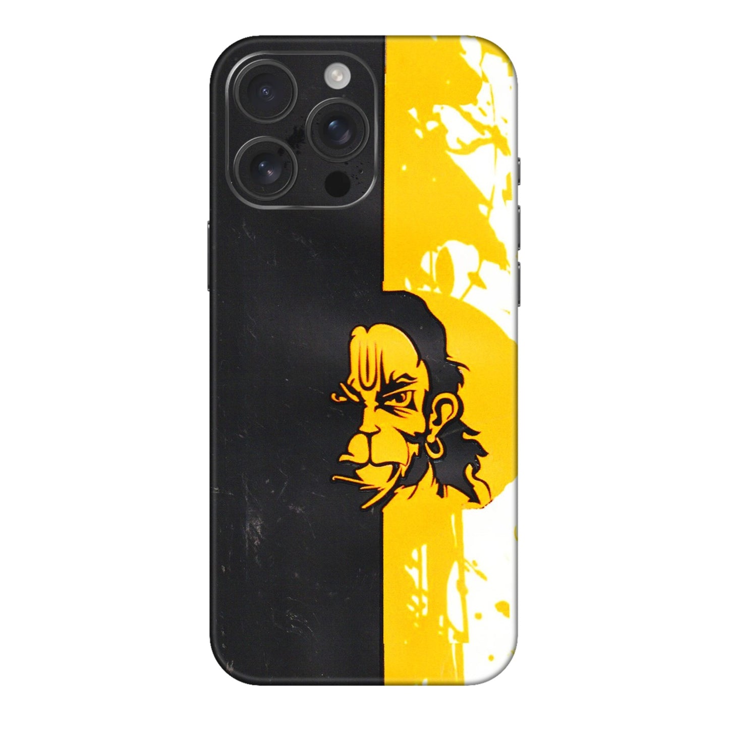 Apple iPhone Skins (All Models) - Bajrangbali - 3D Embossed Finish (L-151) iPhone 16 pro
