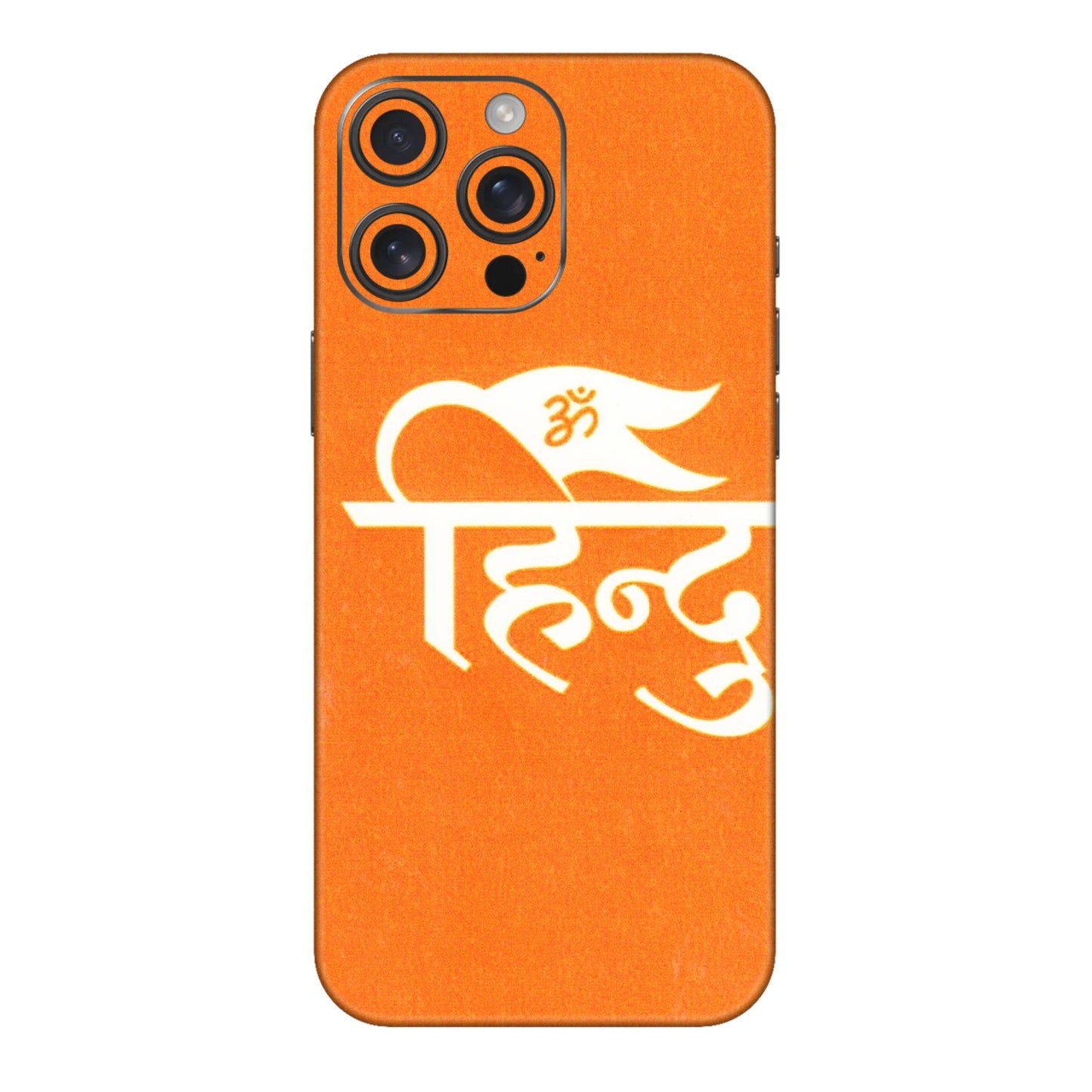 Apple iPhone Skins (All Models) - Hindu Kesari - 3D Embossed Finish (L-154) iPhone 16 pro