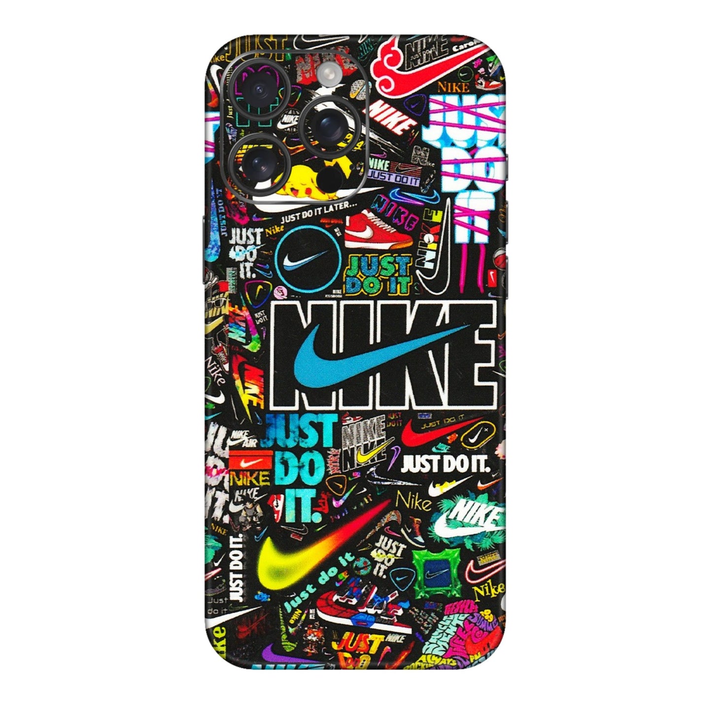 Apple iPhone Skins (All Models) - Just Do It Doodles - 3D Embossed Finish (L-166) iPhone 16 pro