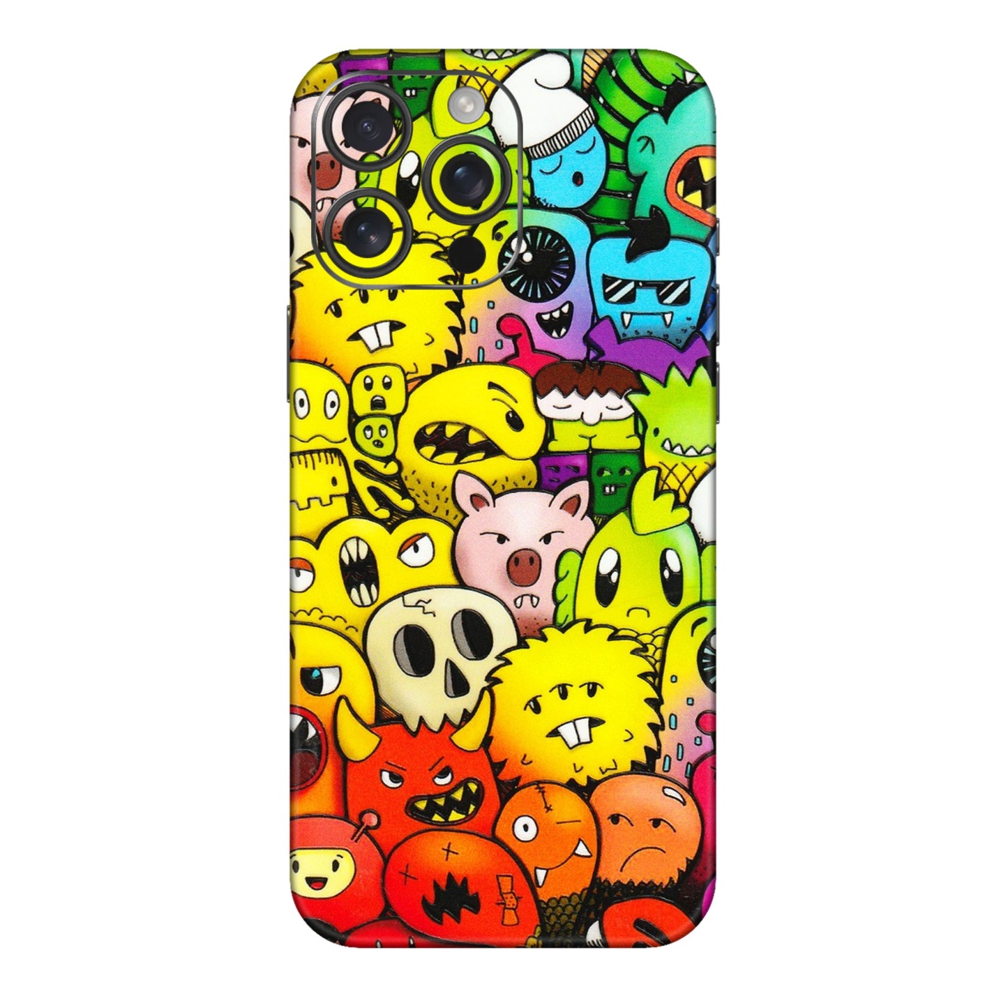 Apple iPhone Skins (All Models) - Angry Funkies - 3D Embossed Finish (L-169) iPhone 16 pro