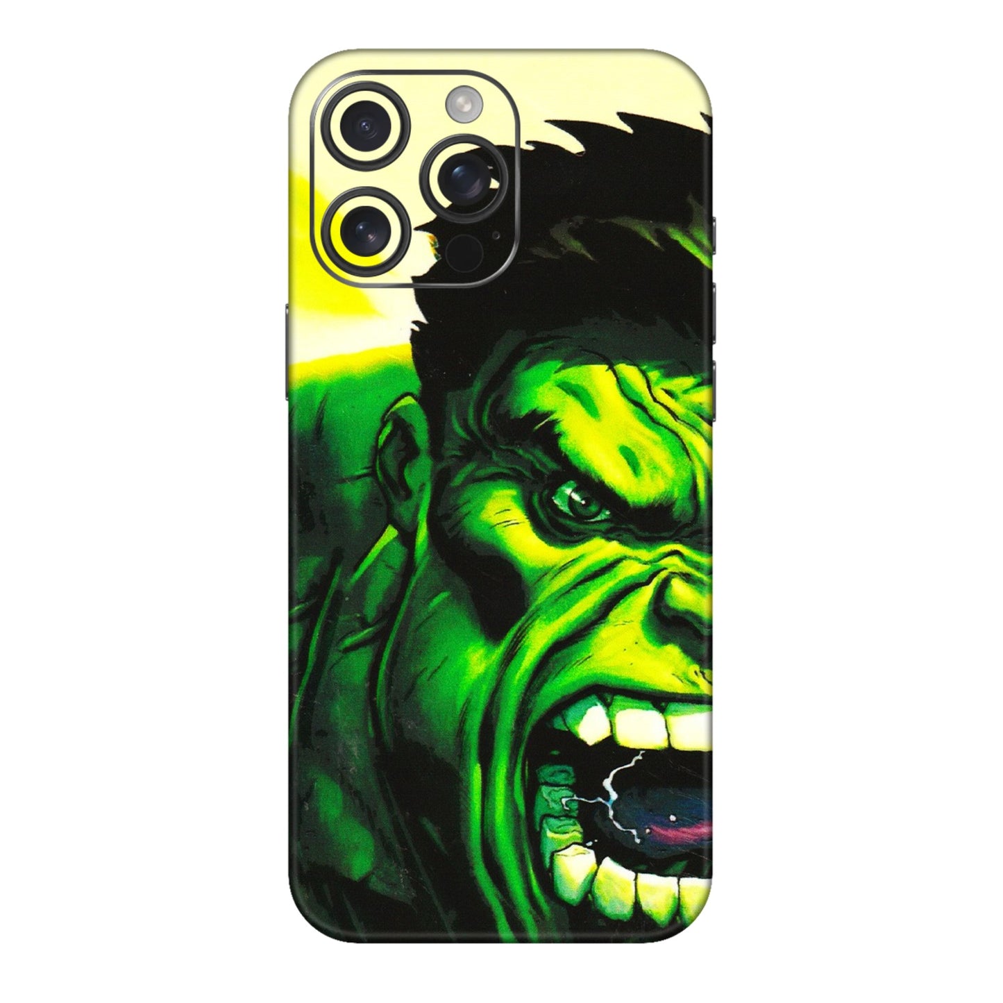 Apple iPhone Skins (All Models) - Hulk - 3D Embossed Finish (L-180) iPhone 16 pro