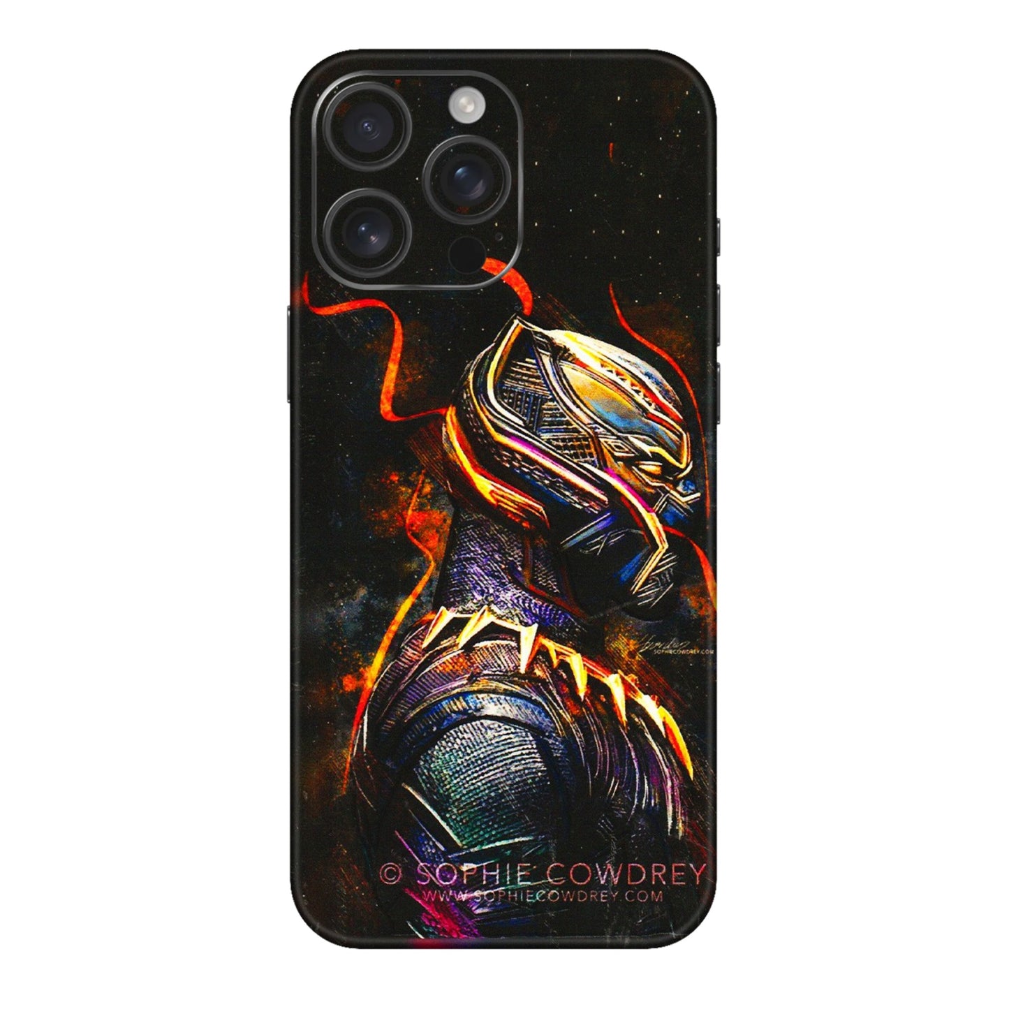 Apple iPhone Skins (All Models) - Black Panther - 3D Embossed Finish (L-190) iPhone 16 pro