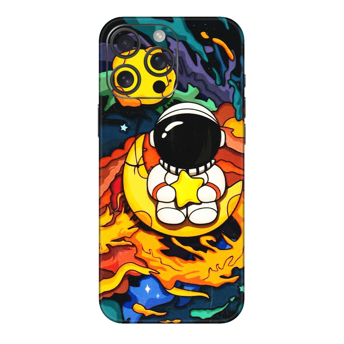 Apple iPhone Skins (All Models) - Baby Astronaut - 3D Embossed Finish (L-197) iPhone 16 pro