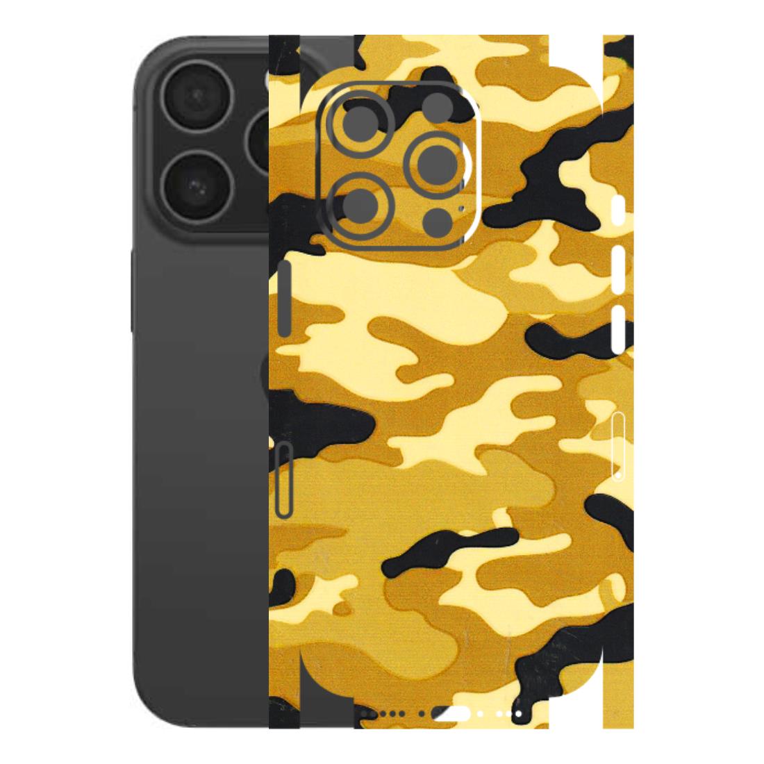 Apple iPhone Skins (All Models) - Indian Camo - 3D Embossed Finish (L-228) iPhone 16 pro