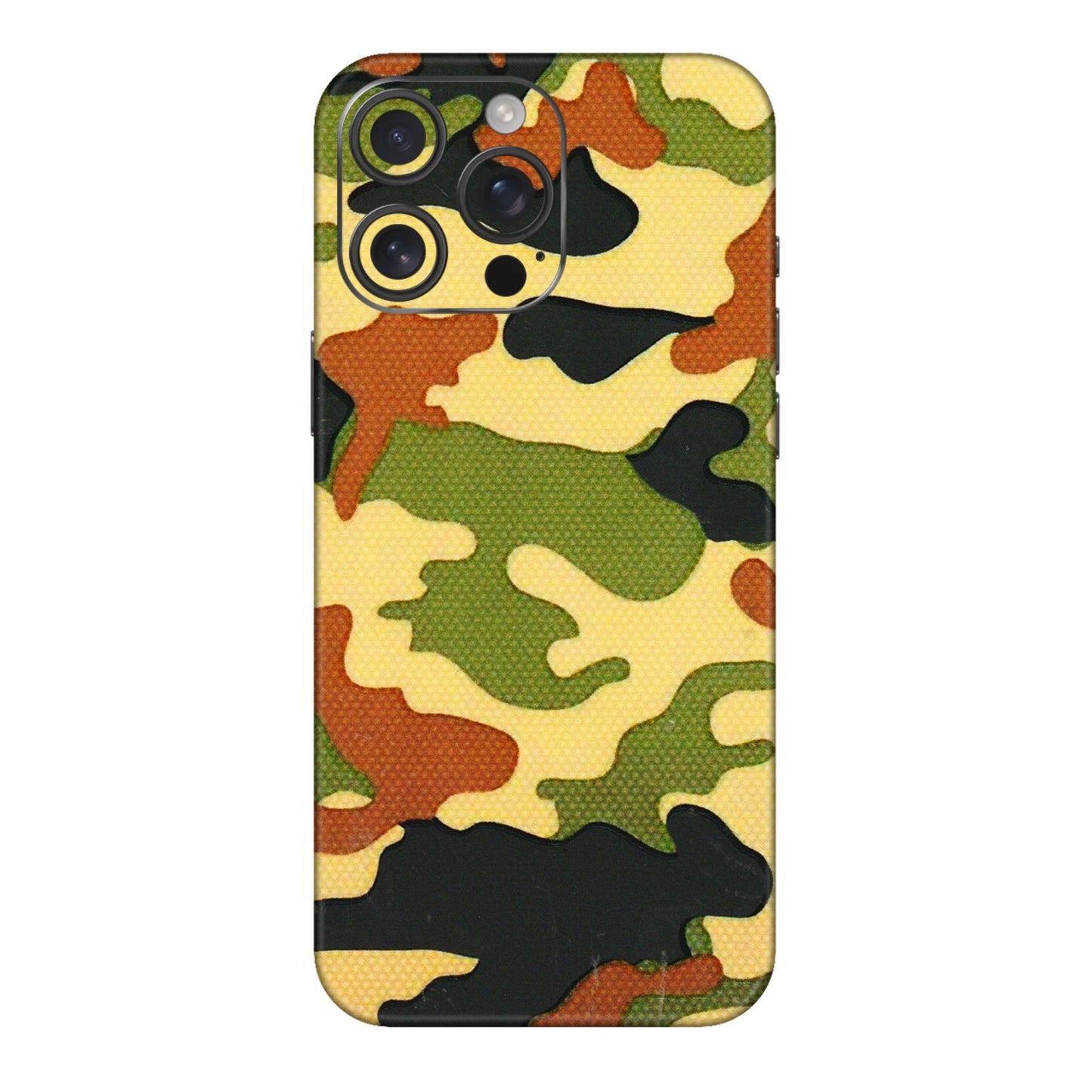 Apple iPhone Skins (All Models) - Indian Military - 3D Embossed Finish (L-234) iPhone 16 pro
