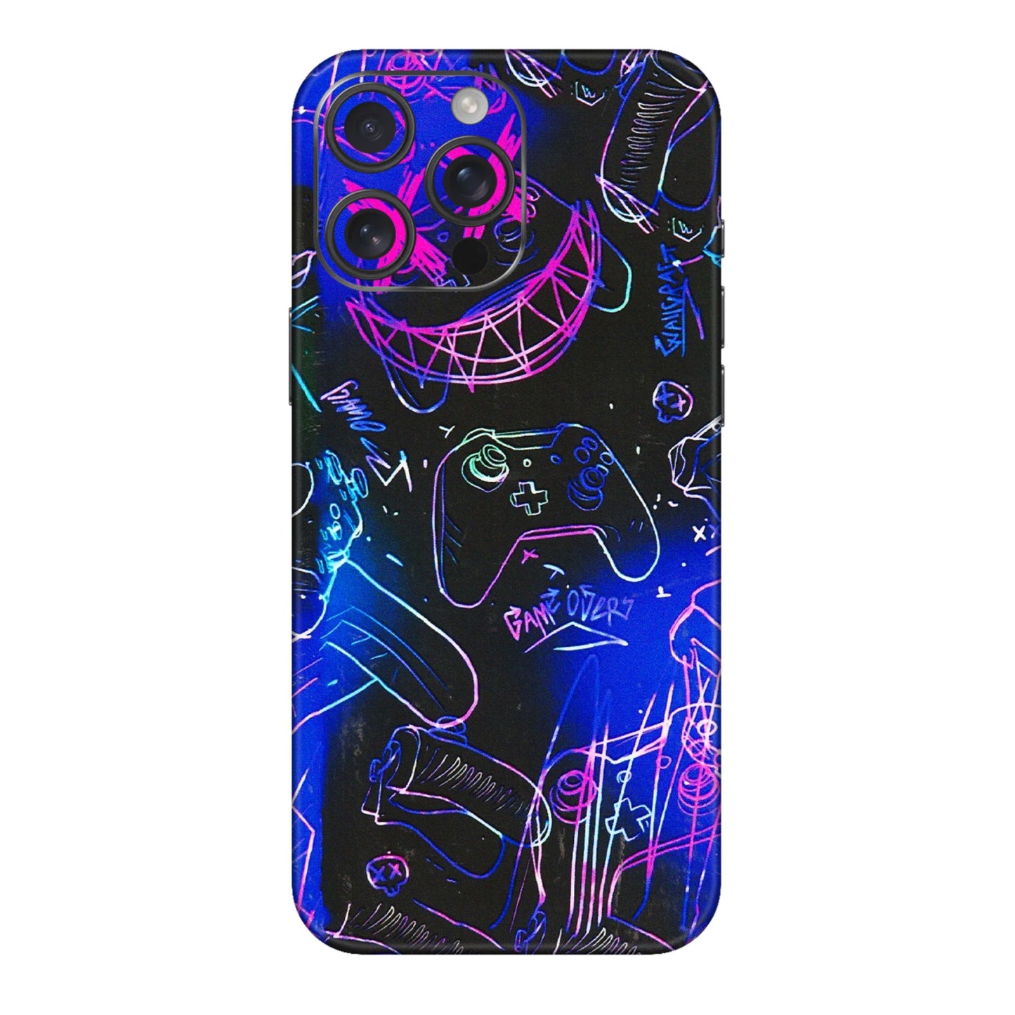 Apple iPhone Skins (All Models) - Gamers Paradise - 3D Embossed Finish (L-258) iPhone 16 pro