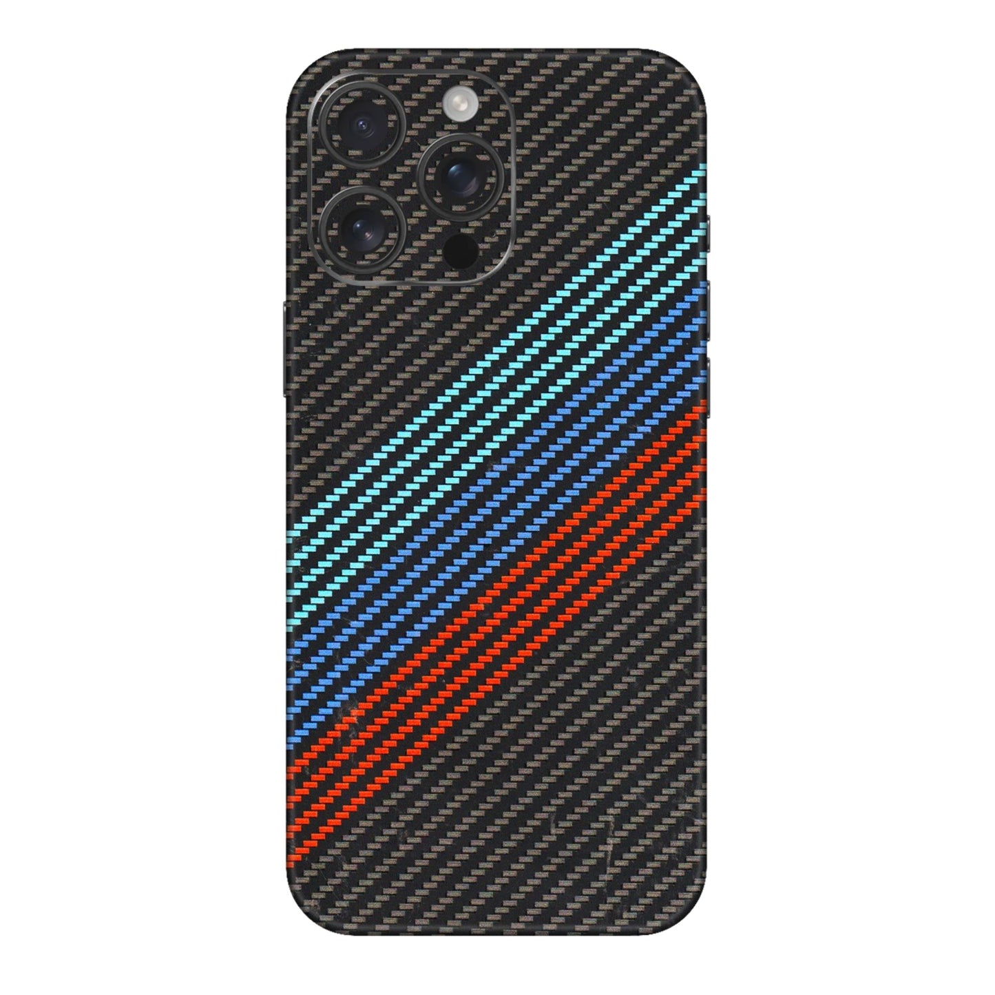 Apple iPhone Skins (All Models) - Carbon BM - 3D Embossed Finish (L-302) iPhone 16 pro