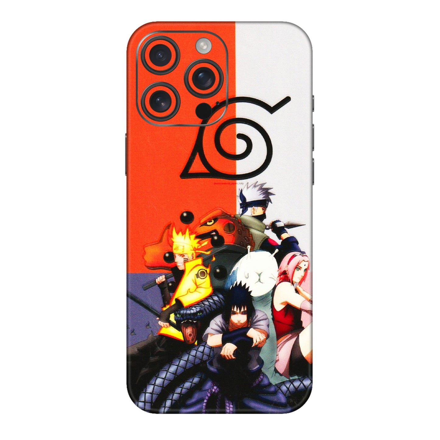 Apple iPhone Skins (All Models) - Naruto Final Fight - 3D Embossed Finish (L-33) iPhone 16 pro