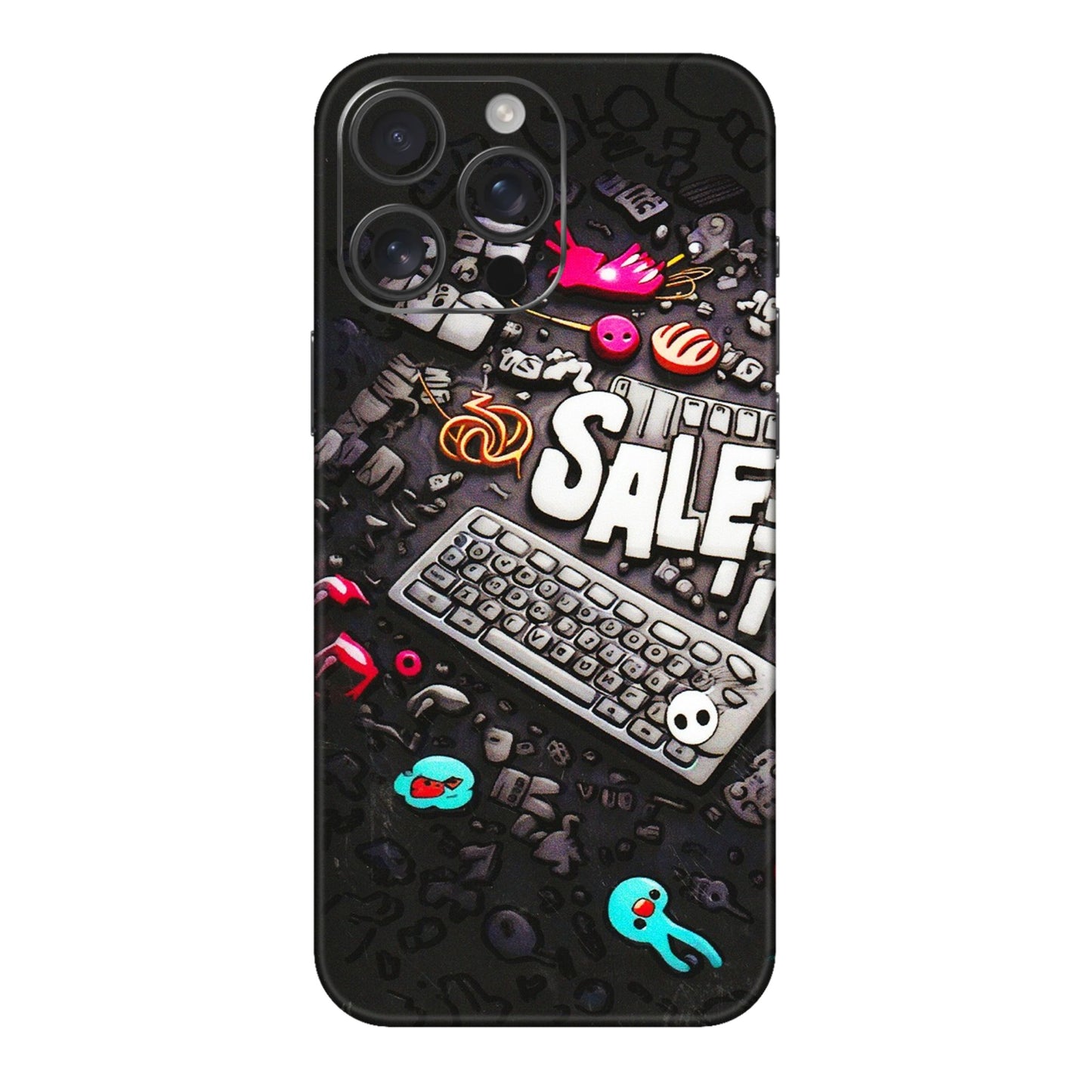 Apple iPhone Skins (All Models) - Gadgets Sale - 3D Embossed Finish (L-50) iPhone 16 pro
