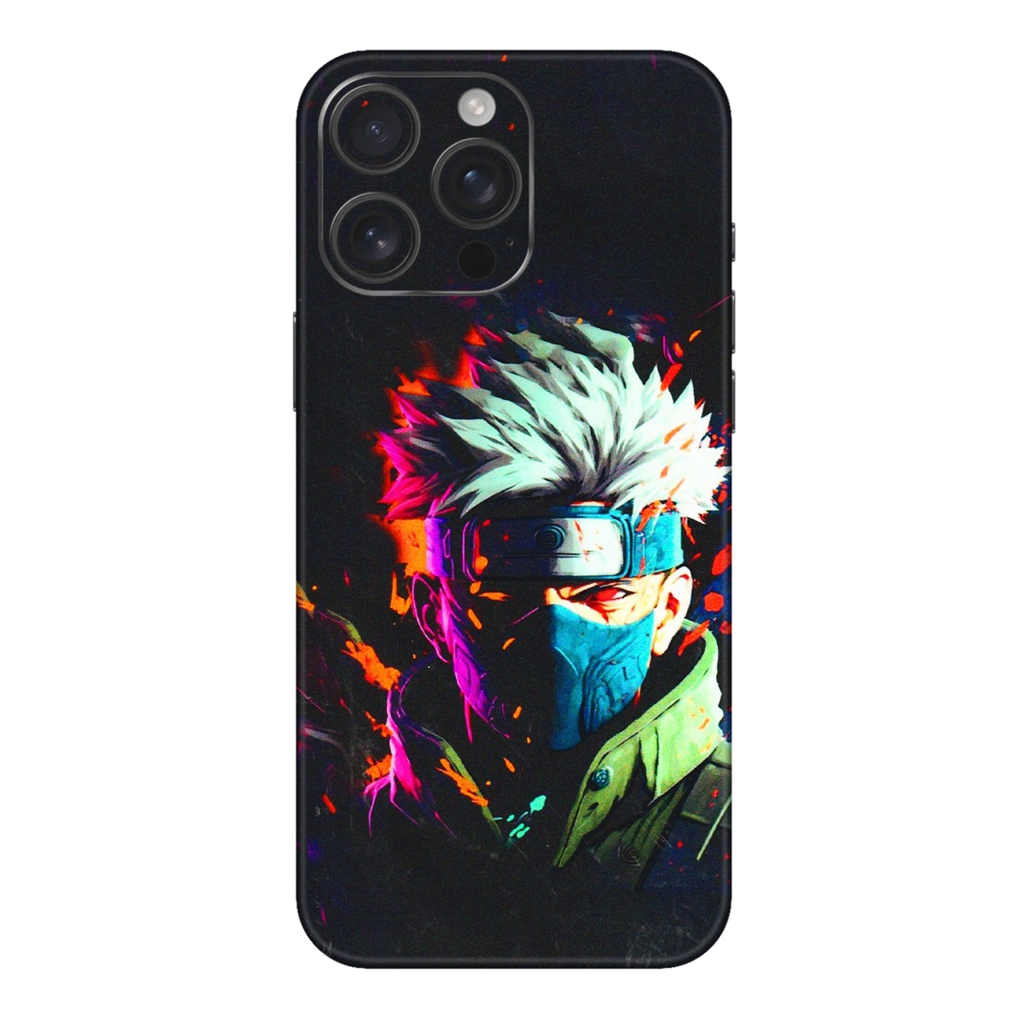 Apple iPhone Skins (All Models) - Anime Cool Character - 3D Embossed Finish (L-59) iPhone 16 pro