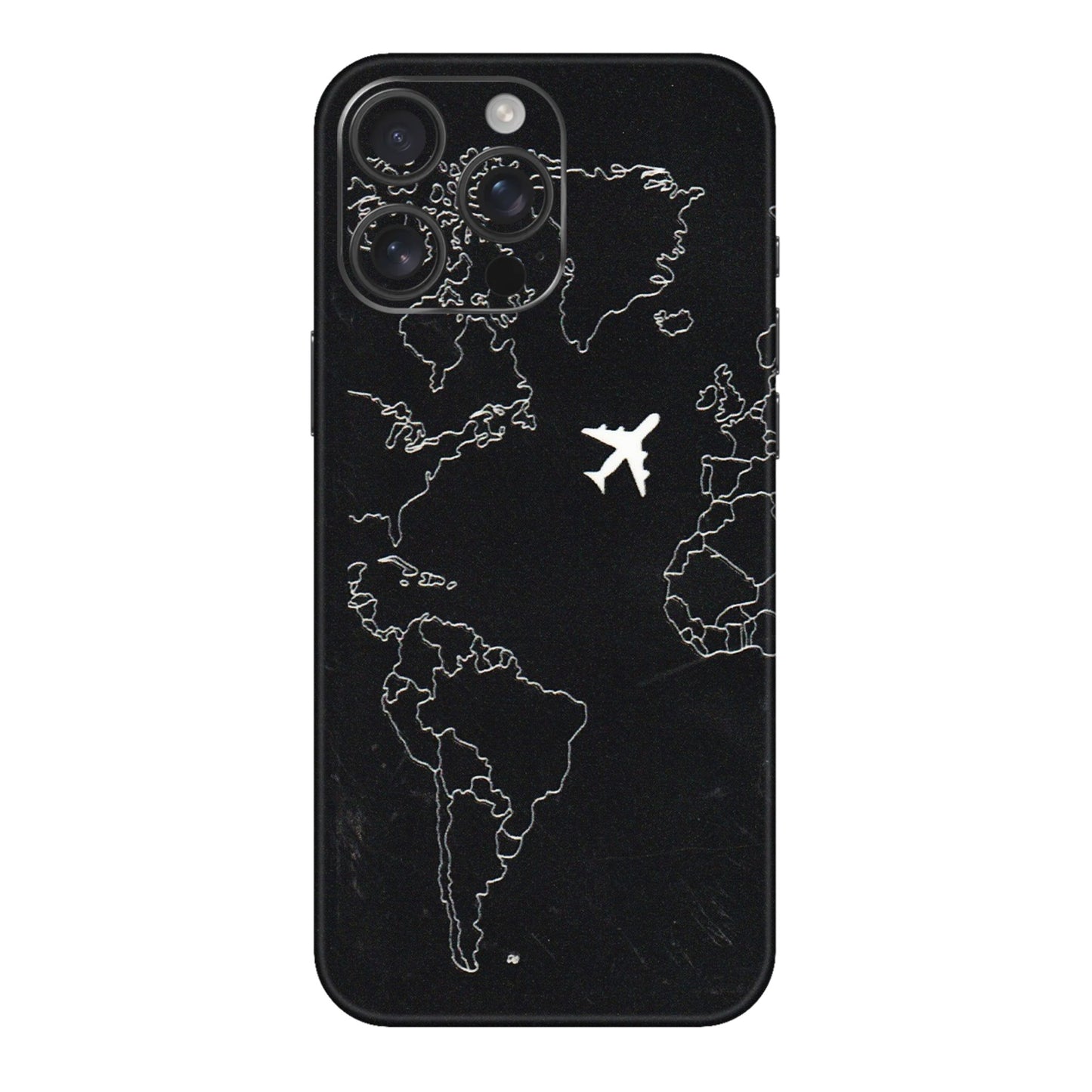 Apple iPhone Skins (All Models) - Never Ending Travel - 3D Embossed Finish (L-79) iPhone 16 pro