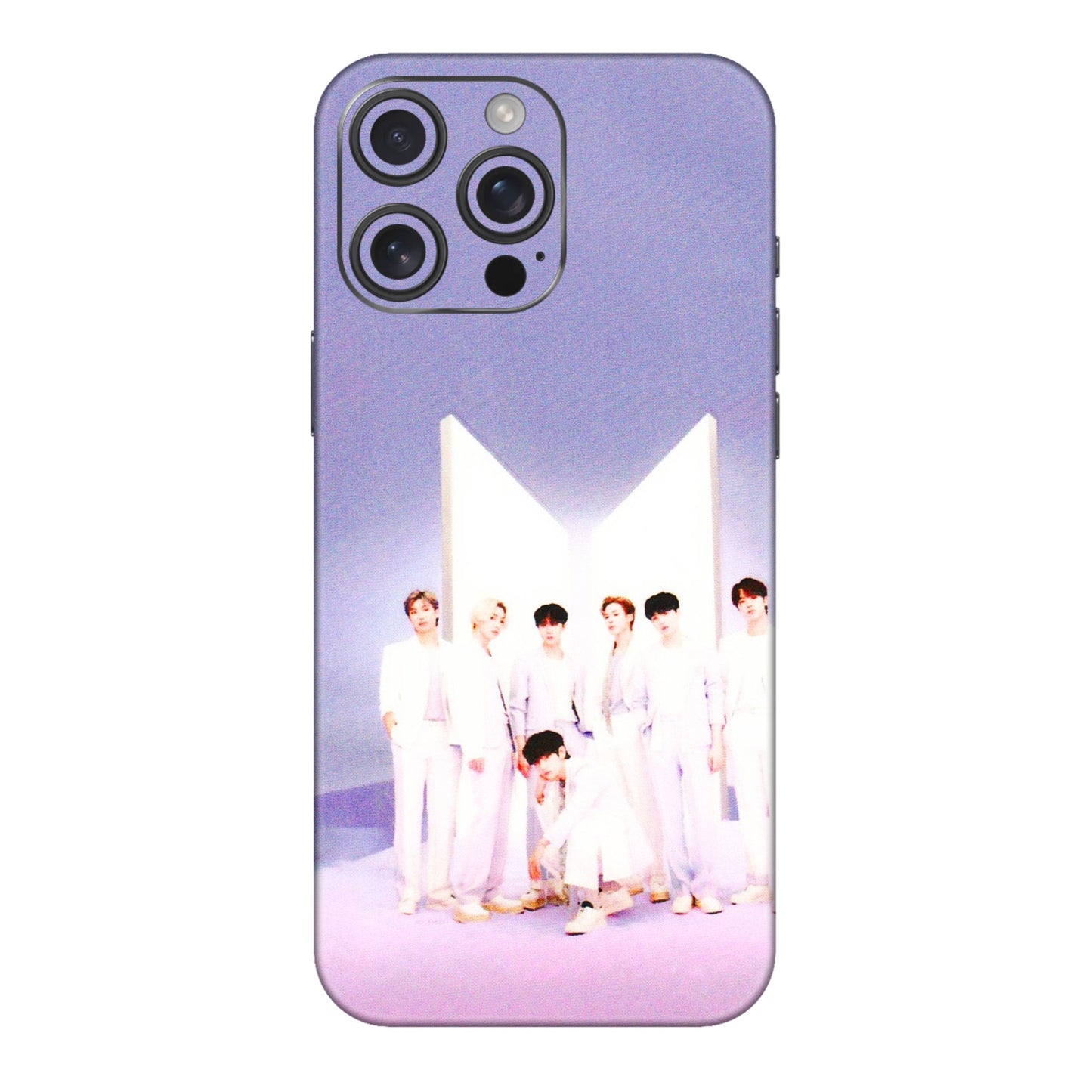 Apple iPhone Skins (All Models) - BTS - 3D Embossed Finish (L-94) iPhone 16 pro