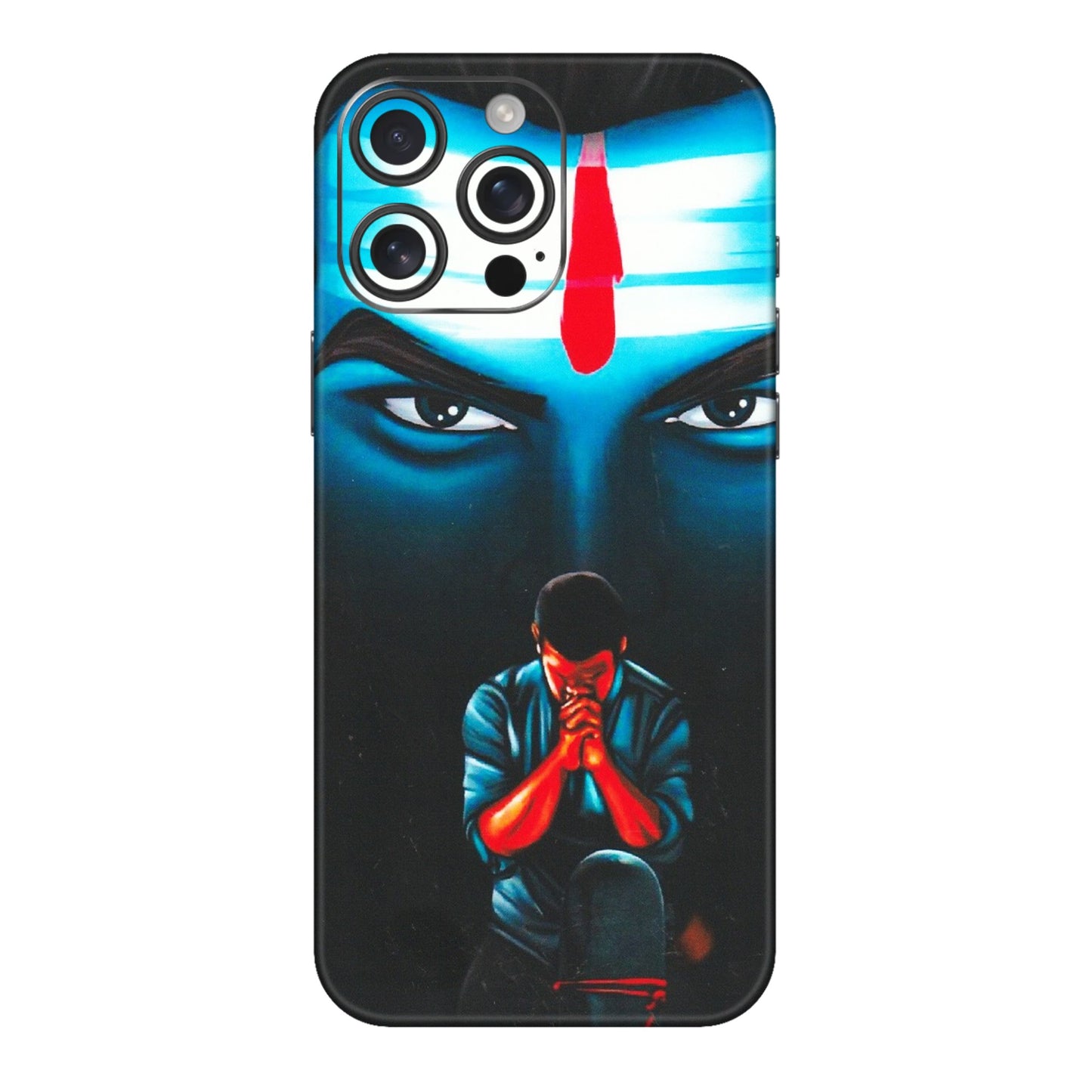 Apple iPhone Skins (All Models) - Mahakal Bhakt - Matte Finish (M-112) iPhone 16 pro