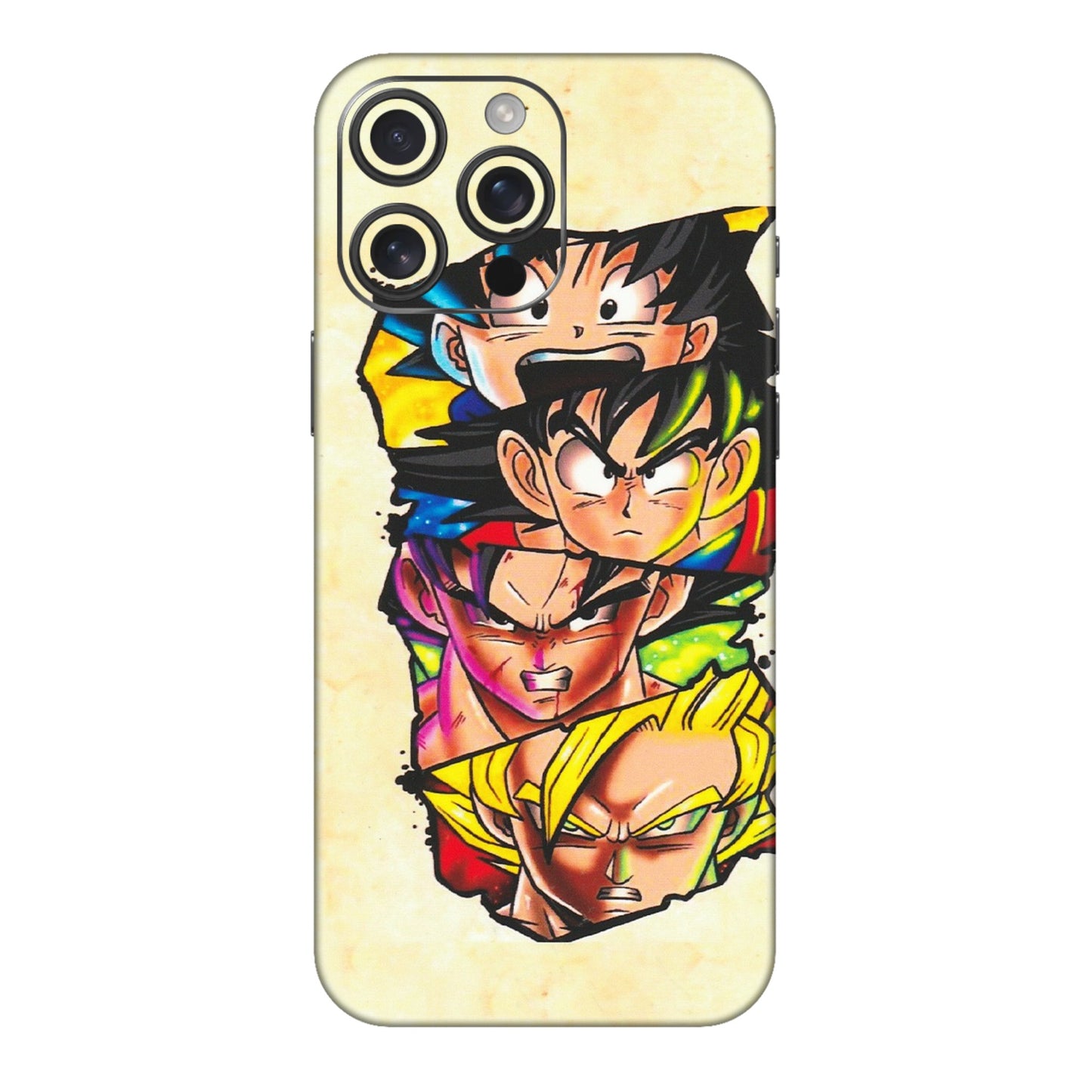 Apple iPhone Skins (All Models) - Angry Multi Anime - Matte Finish (M-113) iPhone 16 pro