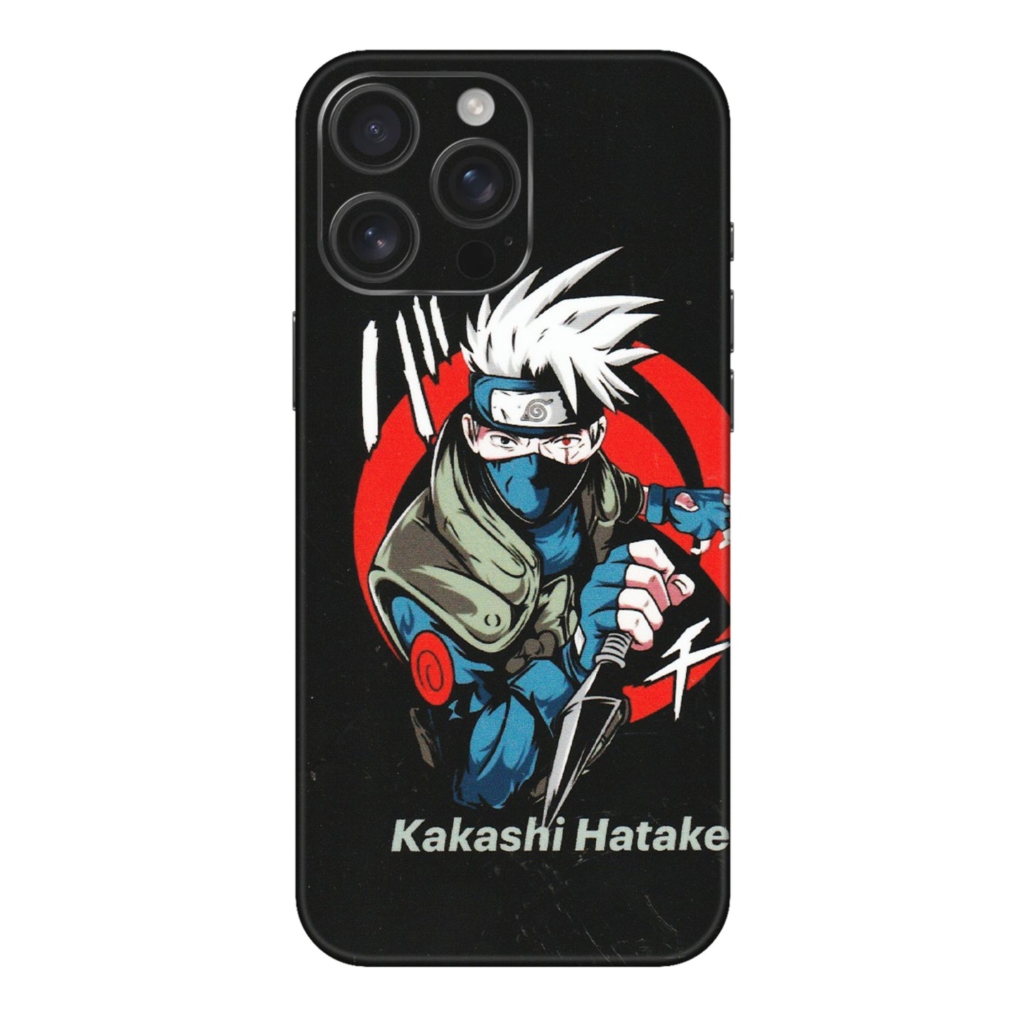 Apple iPhone Skins (All Models) - Naruto Kakashi Hatake Killer - Matte Finish (M-114) iPhone 16 pro