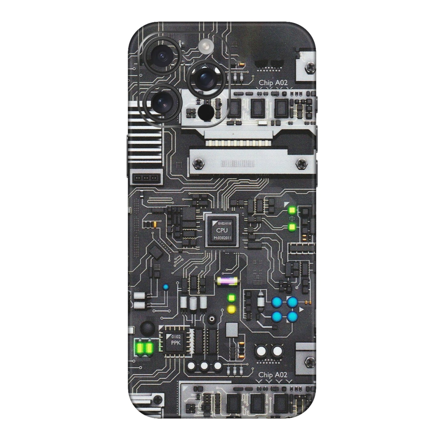 Apple iPhone Skins (All Models) - Motherboard Internals - Matte Finish (M-135) iPhone 16 pro