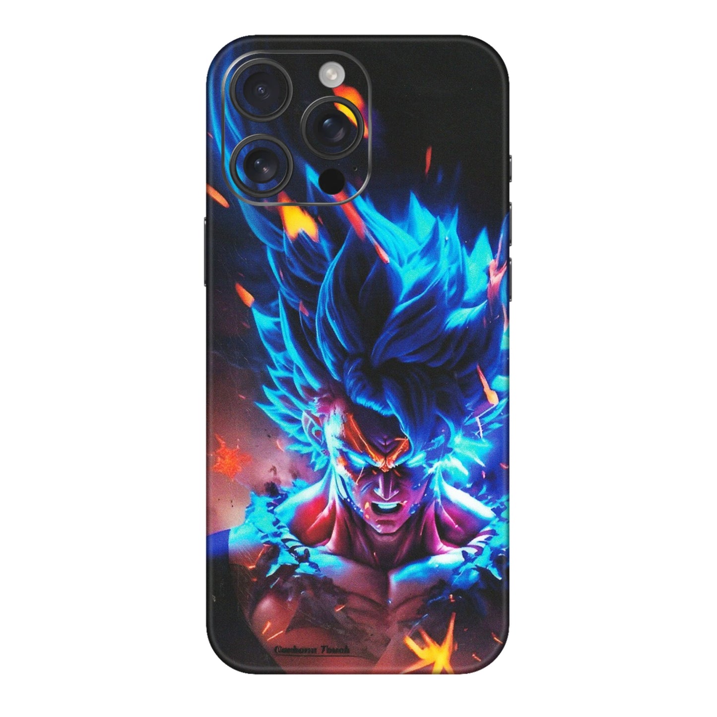 Apple iPhone Skins (All Models) - Angry Goku Dragon Ball Anime - Matte Finish (M-150) iPhone 16 pro