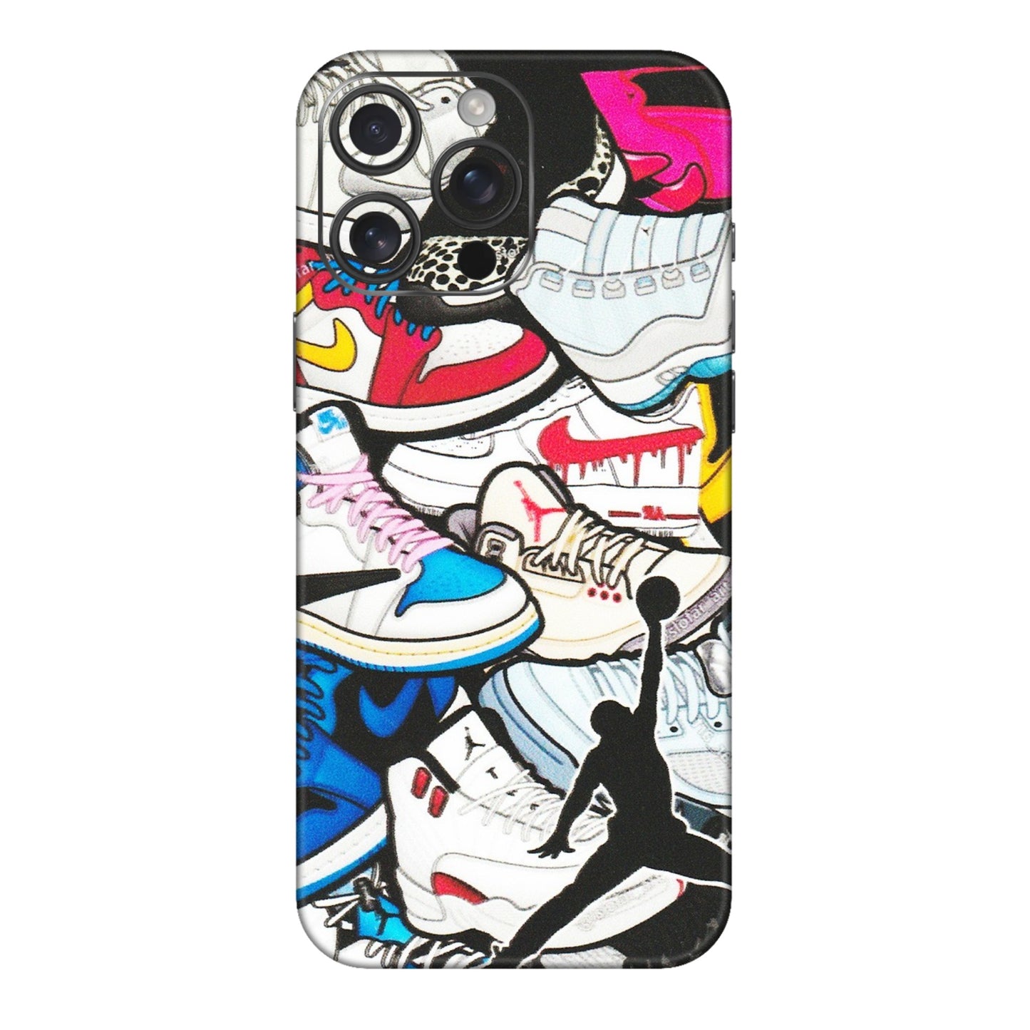 Apple iPhone Skins (All Models) - Jordan Sneakers Fan - Matte Finish (M-80) iPhone 16 pro