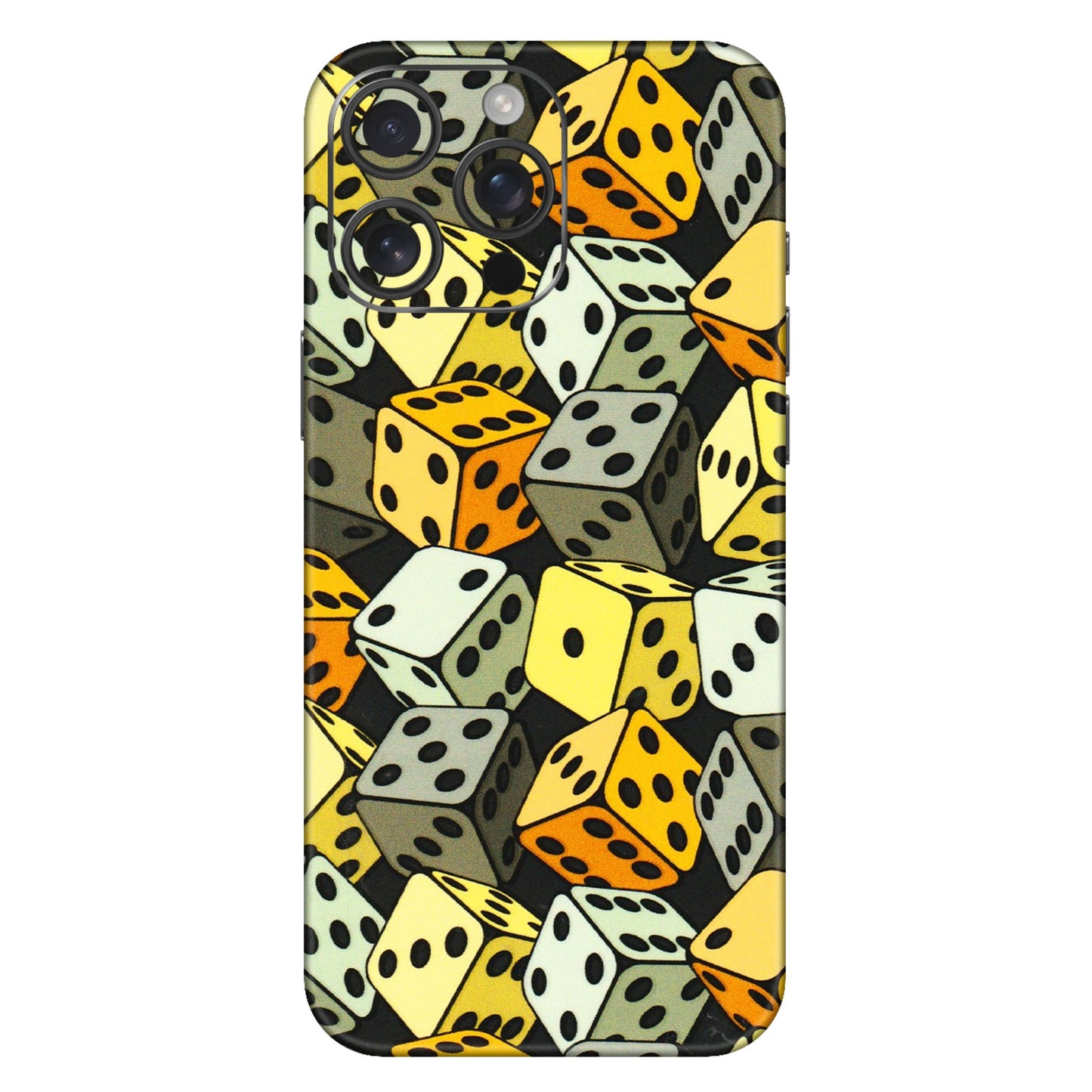 Apple iPhone Skins (All Models) - Dices Of Life - 3D Embossed Finish (L-04) iPhone 16 Pro Max
